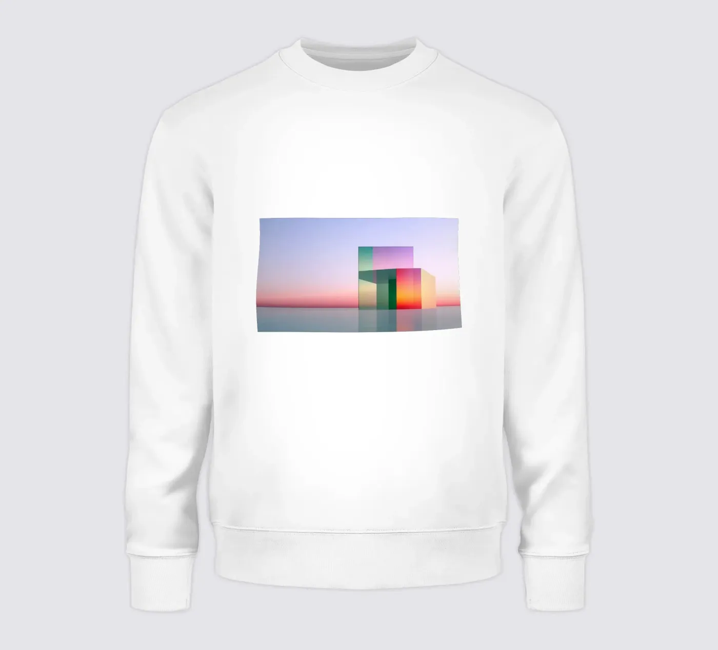 Colour reflection felpa da Geometric