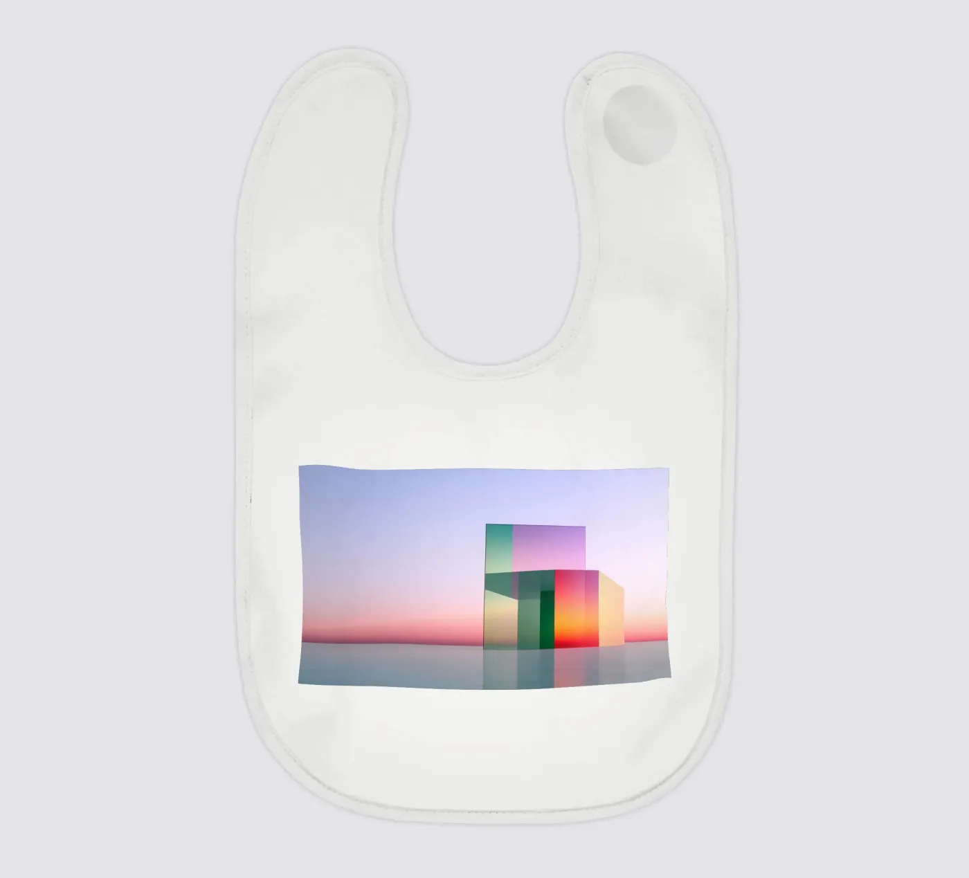 Riflessione del colore bavaglino da Geometric