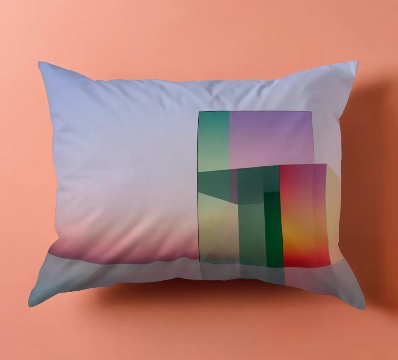 Riflessione del colore cuscino da Geometric
