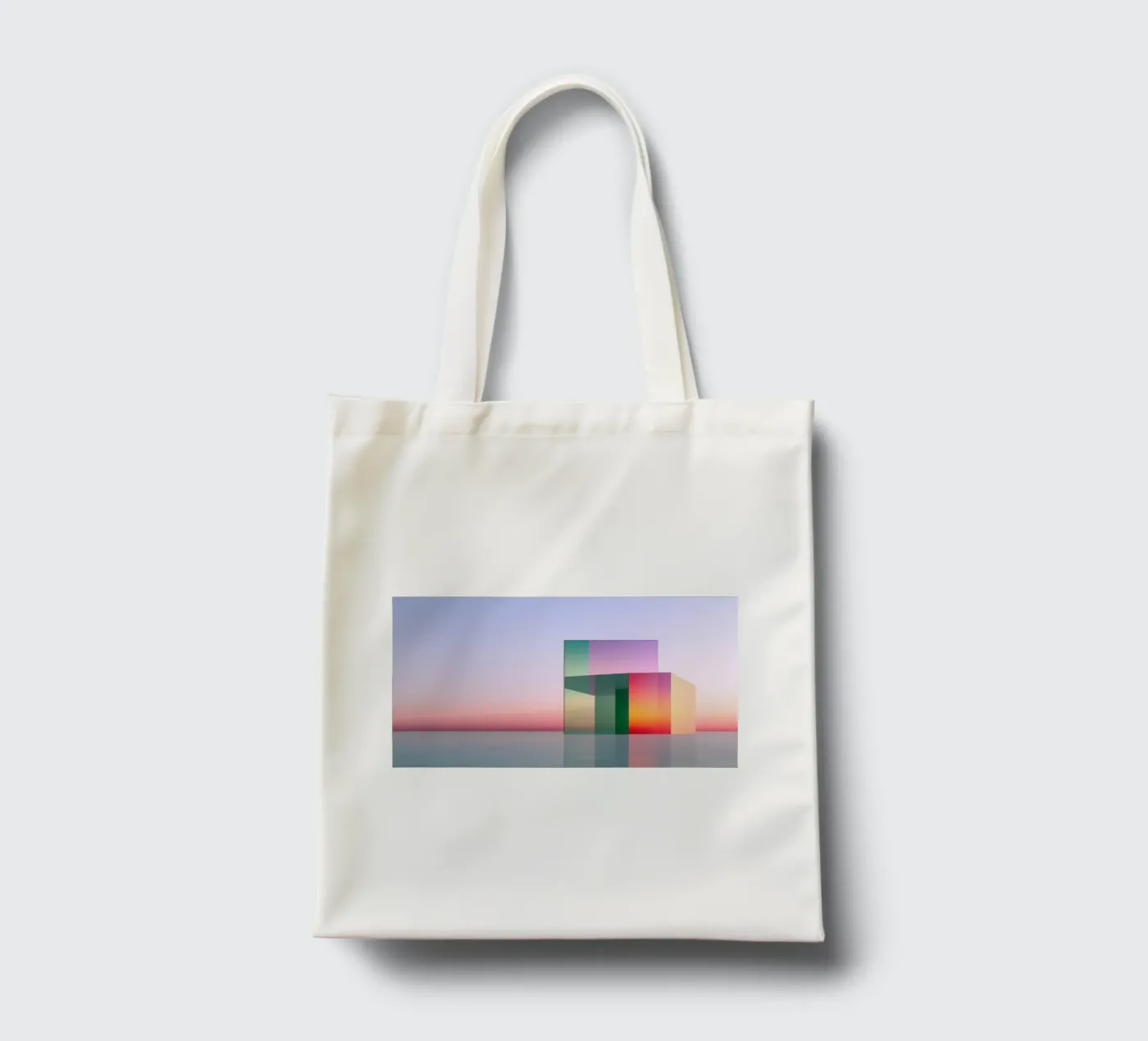 Colour reflection tote bag by Geometric