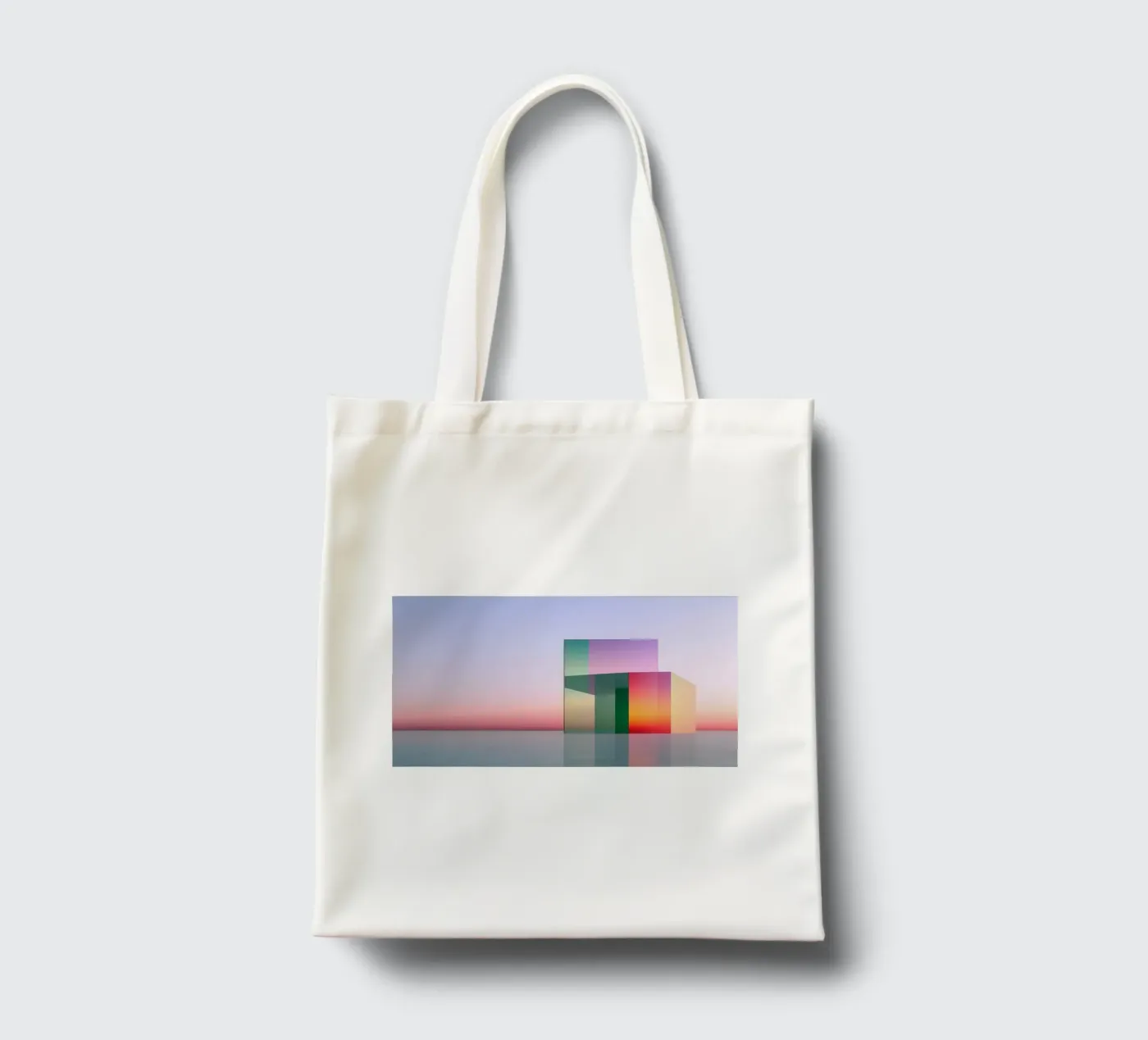 Colour reflection tote bag by Geometric