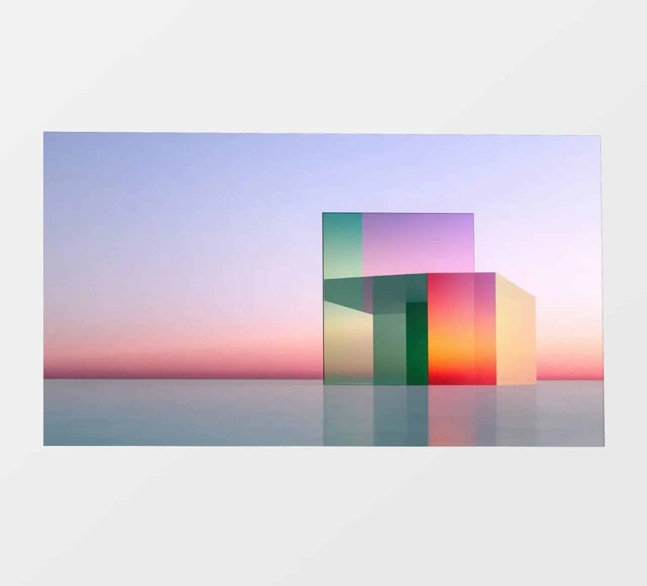 Colour reflection pellicola backlit da Geometric