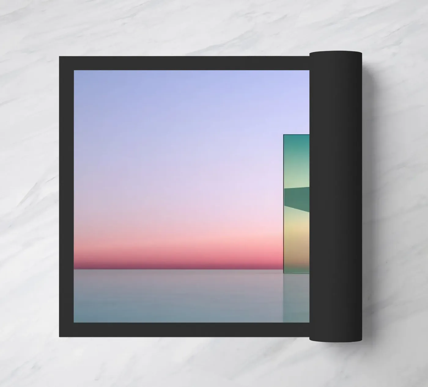 Colour reflection doormat by Geometric