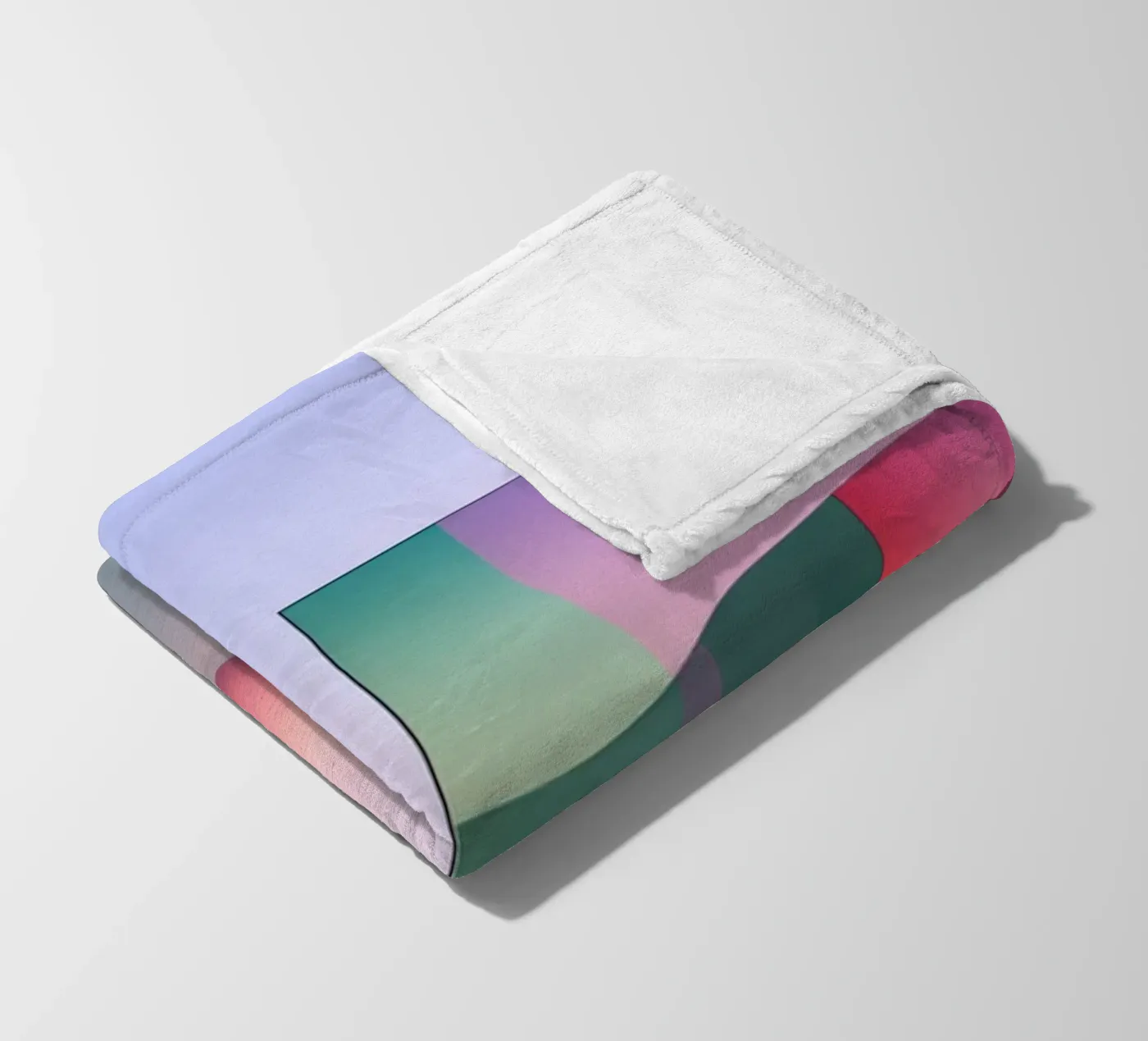 Réflexion colorée plaid polaire de Geometric