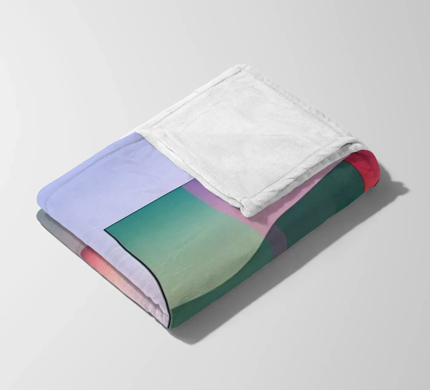 Réflexion colorée plaid polaire de Geometric