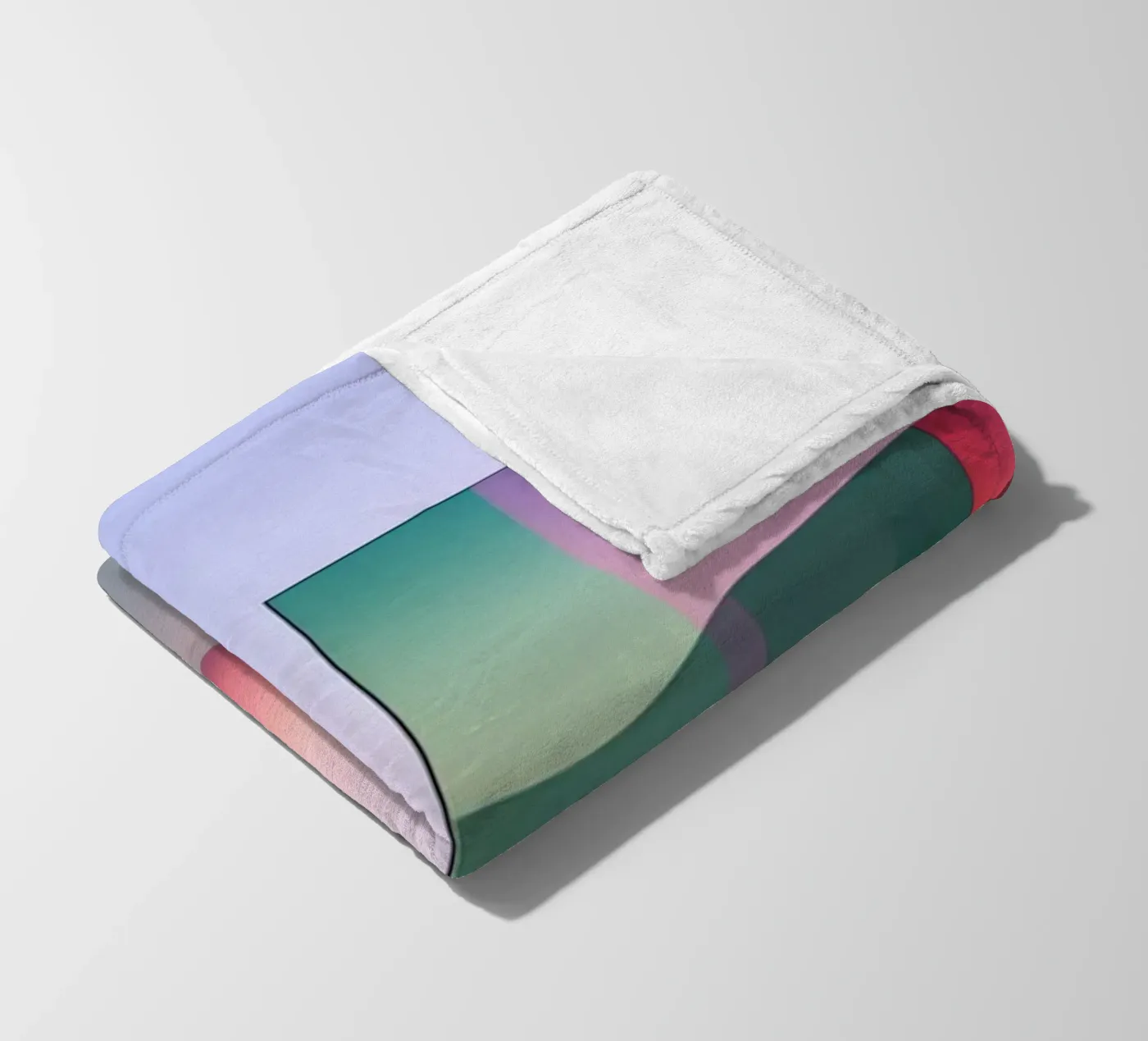 Réflexion colorée plaid polaire de Geometric