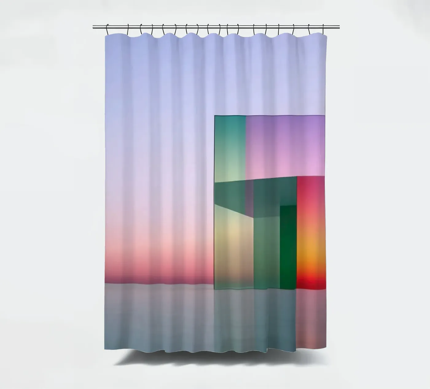 Colour reflection Duschvorhang von Geometric