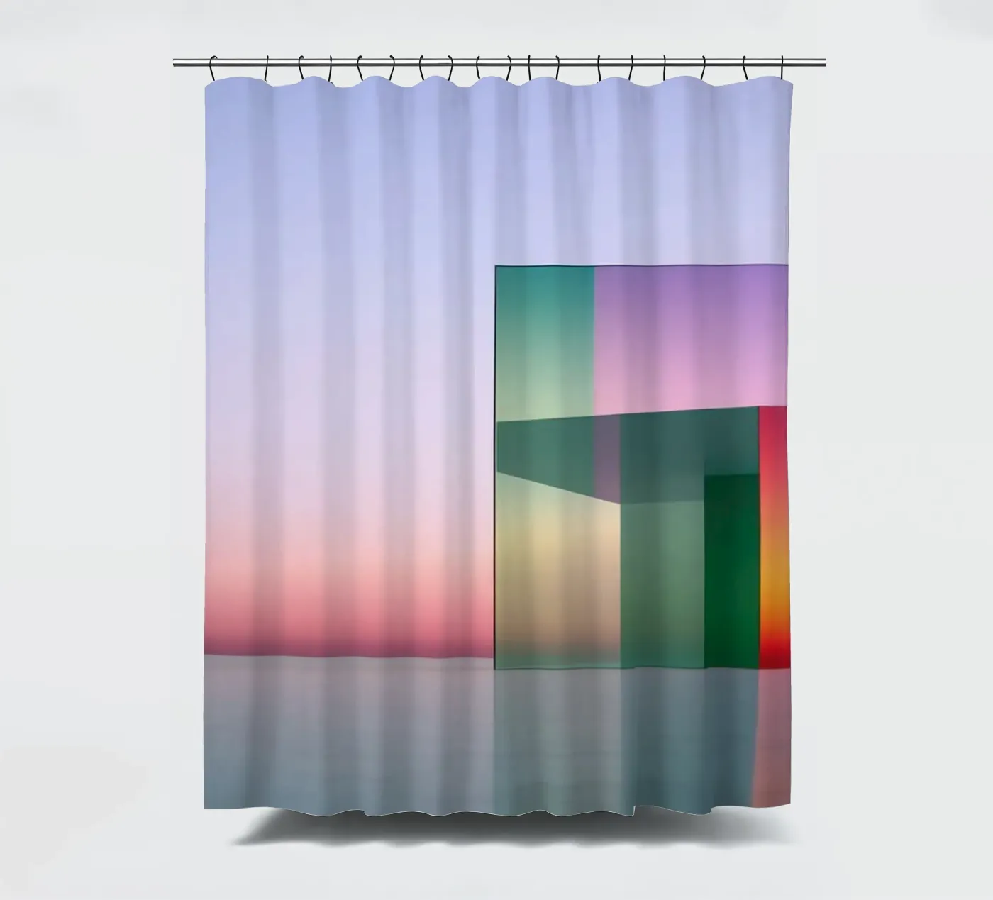 Colour reflection Duschvorhang von Geometric