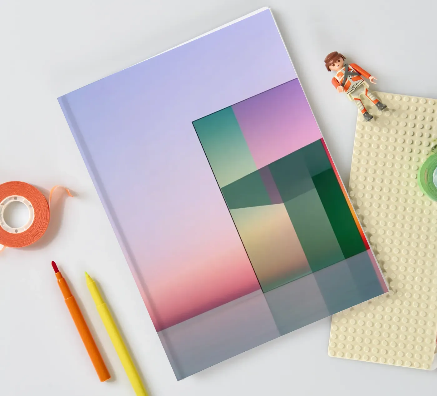 Colour reflection notebook by Geometric