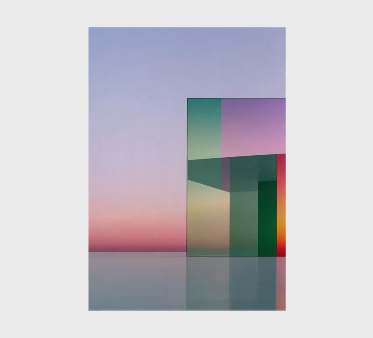 Colour reflection notebook by Geometric