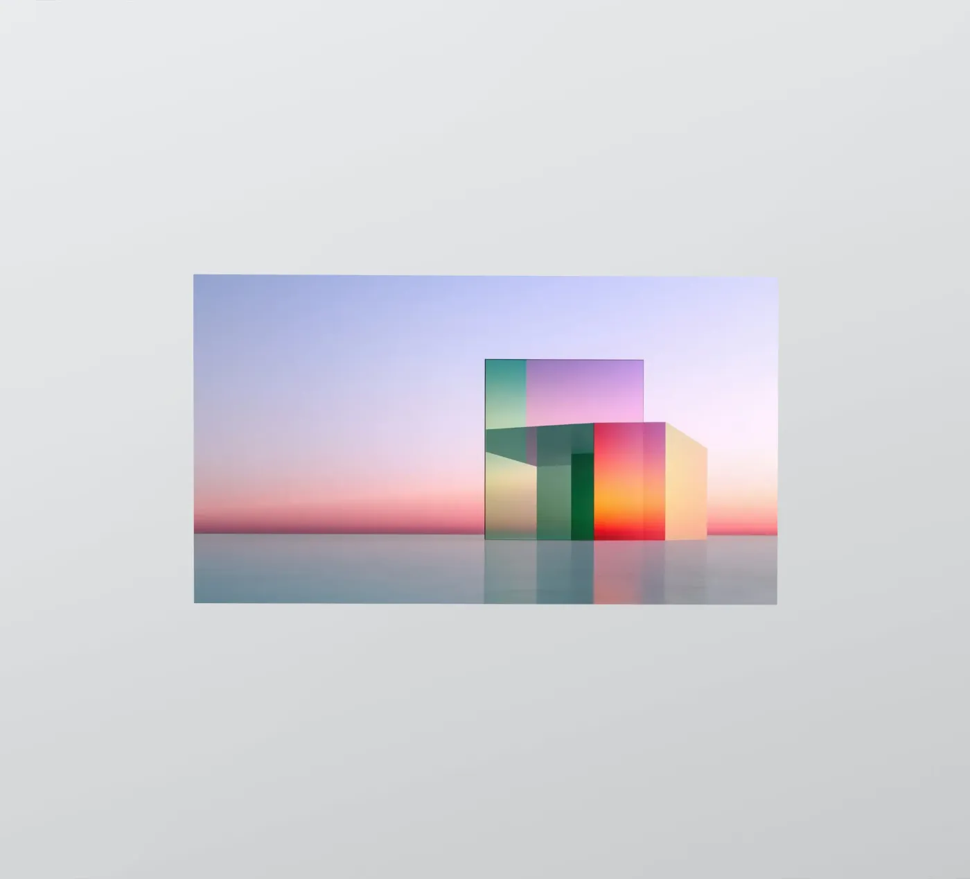 Colour reflection sticker by Geometric