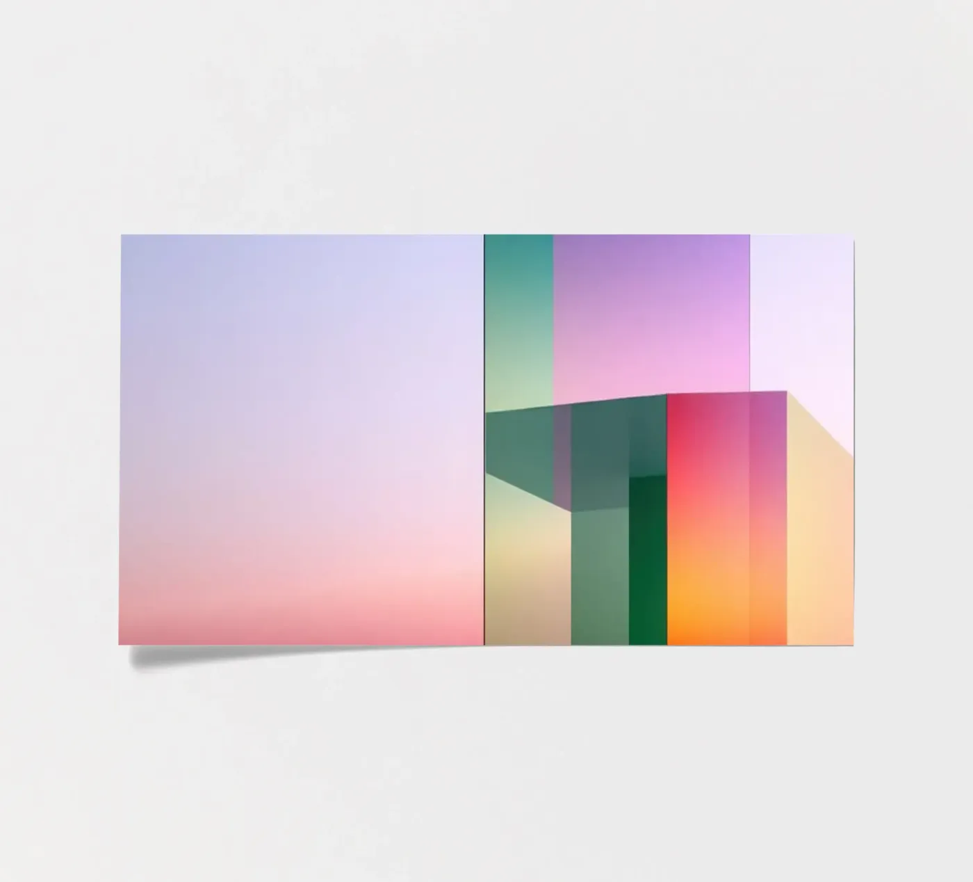 Colour reflection sticker sheet by Geometric