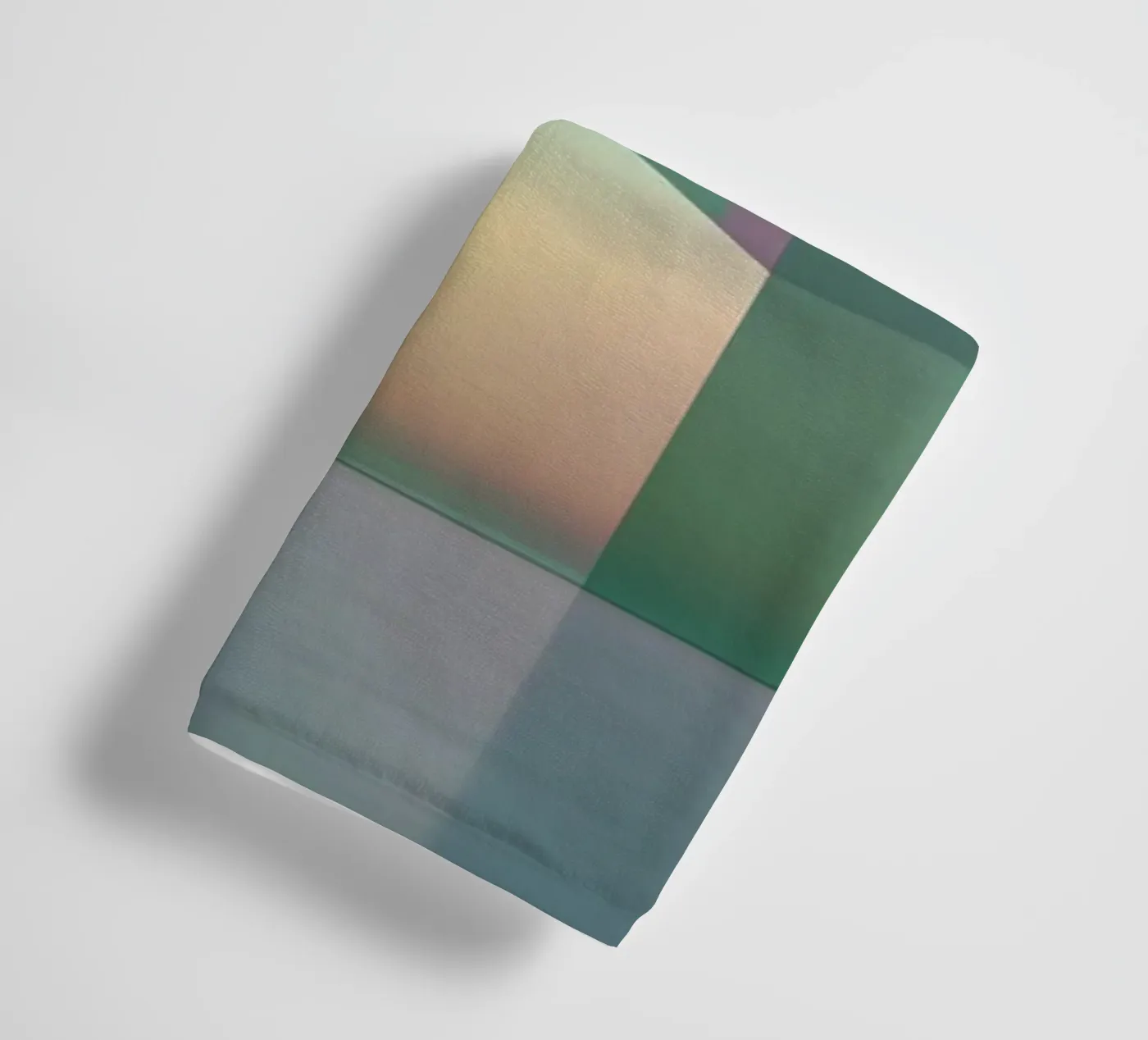 Kleurreflectie badhanddoek van Geometric