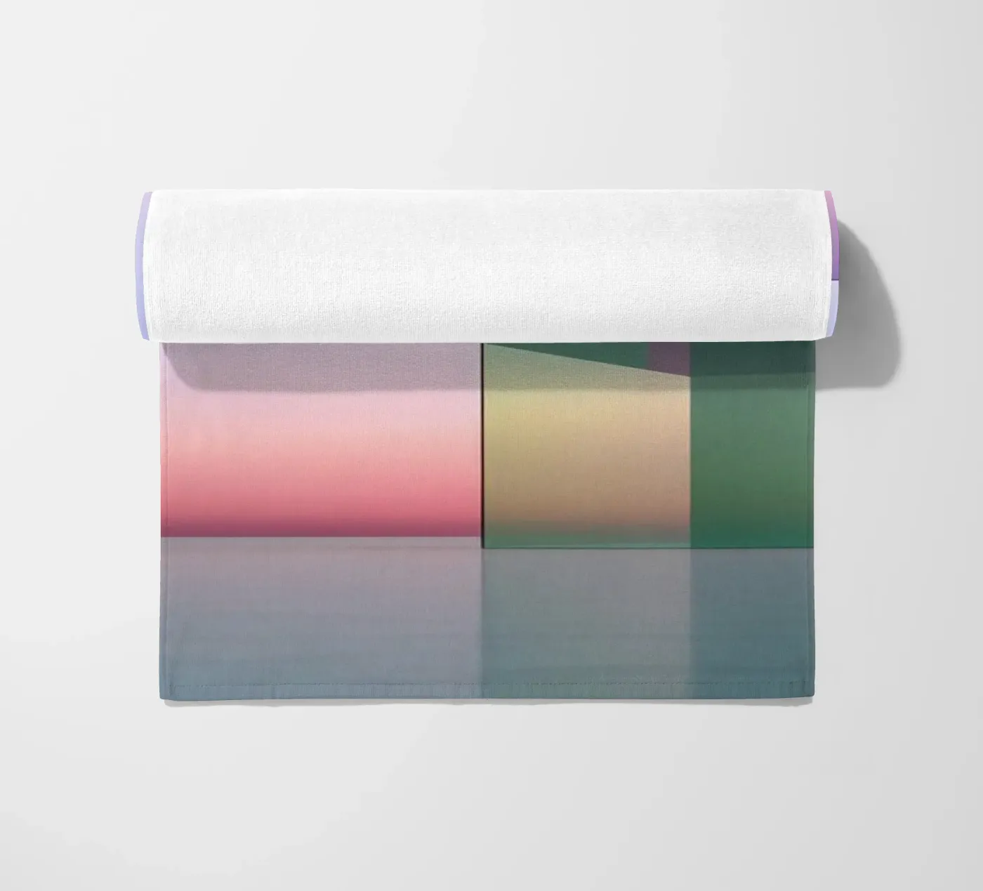 Riflessione del colore telo mare da Geometric