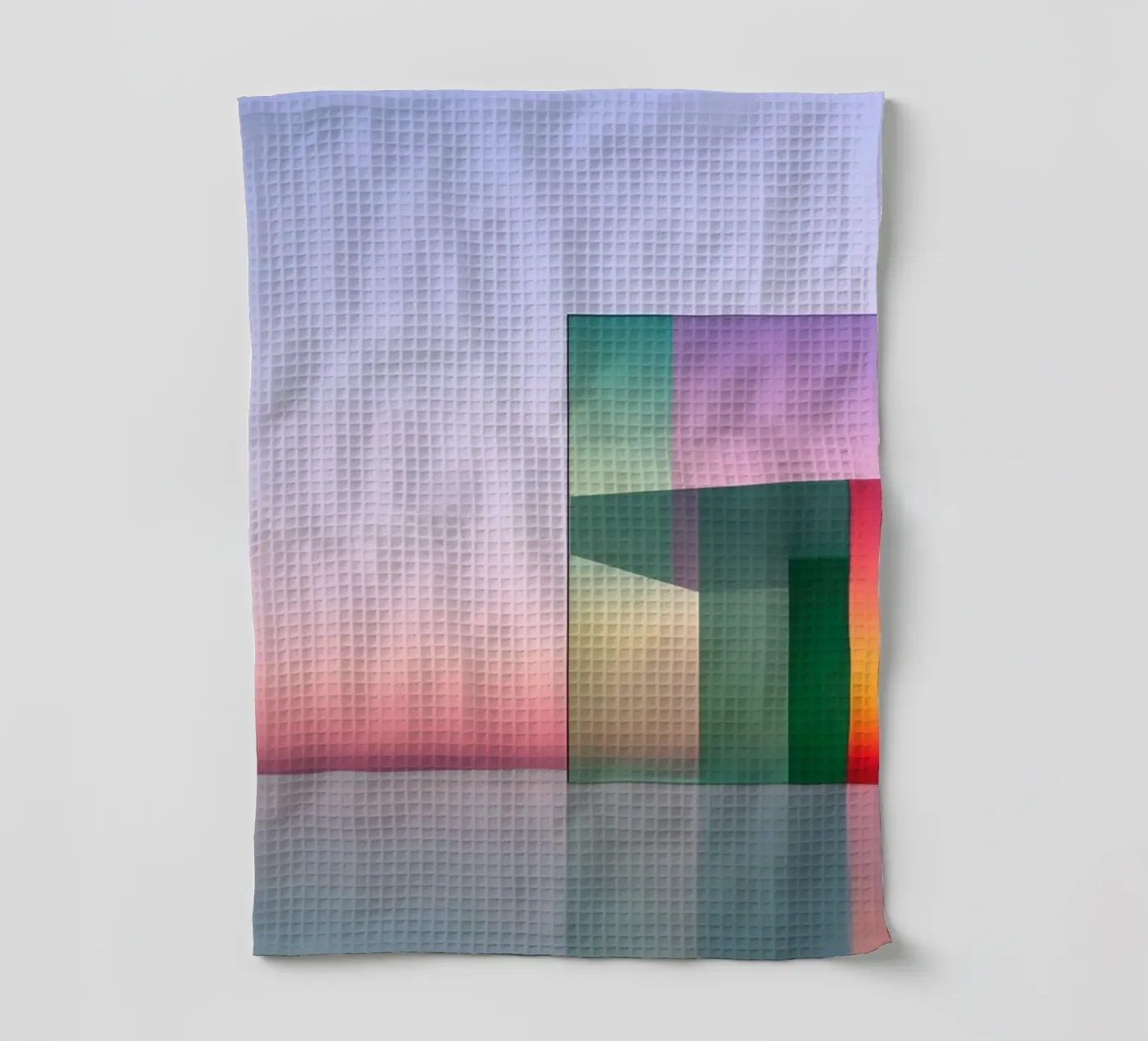 Réflexion colorée torchon de Geometric