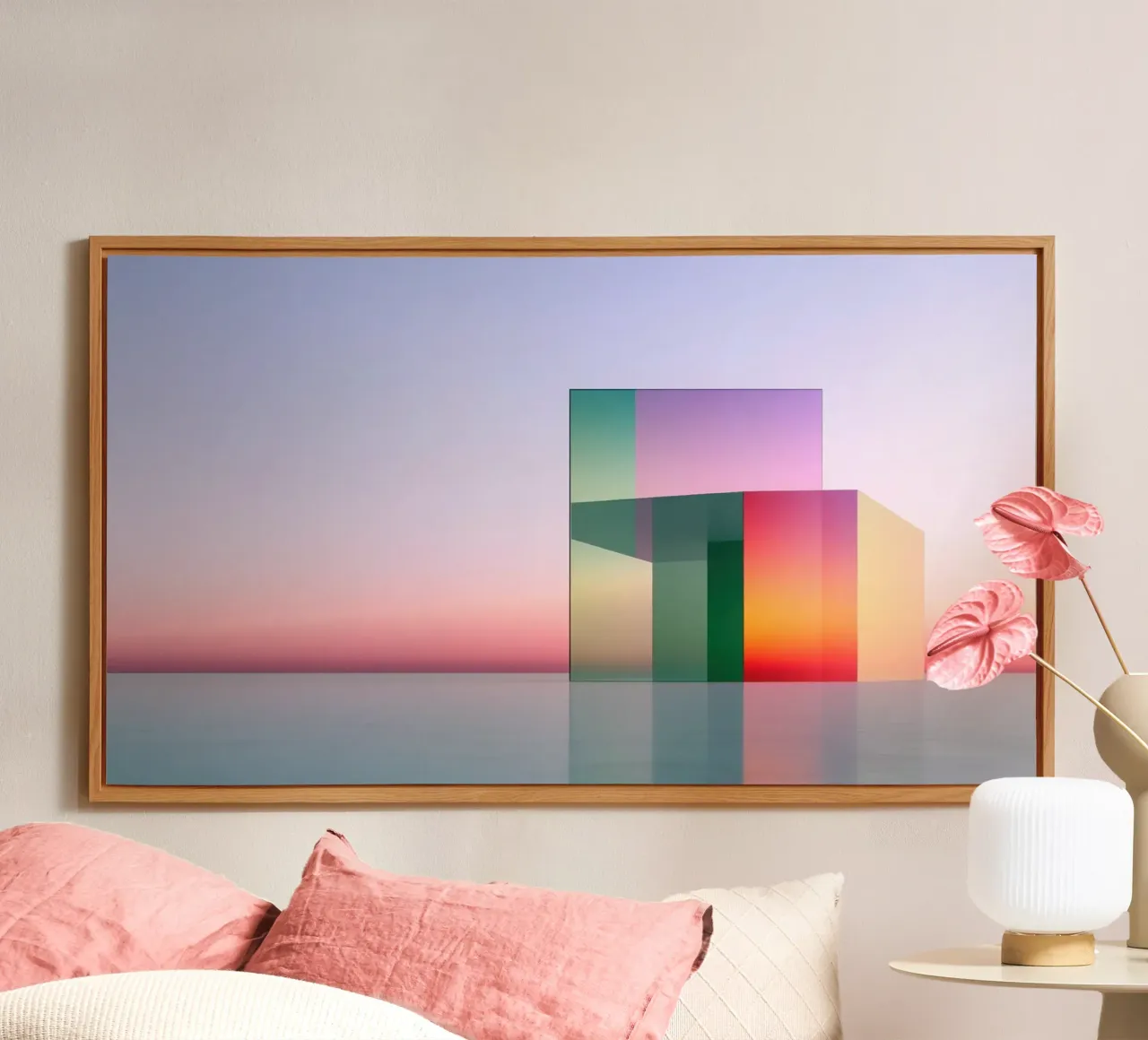 Riflessione del colore alluminio dibond da Geometric
