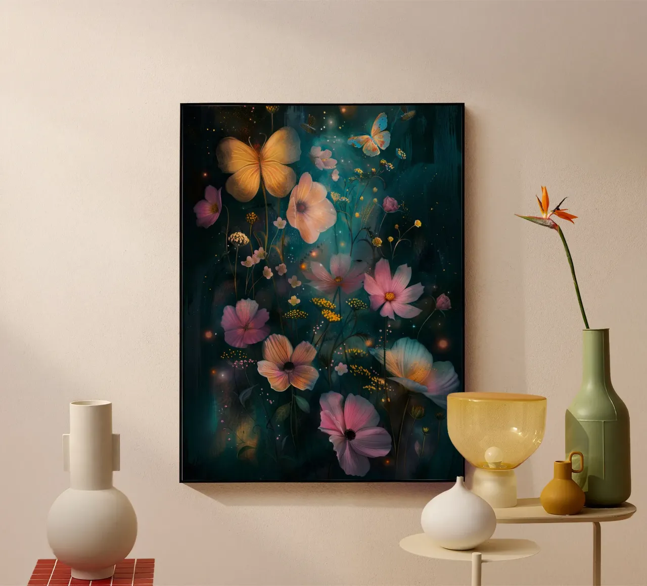 Flowers Meadow A plexiglass da Mateo