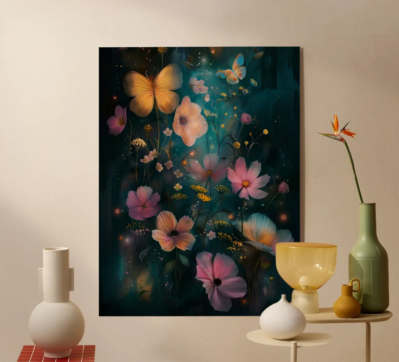 Flowers Meadow A plexiglass da Mateo