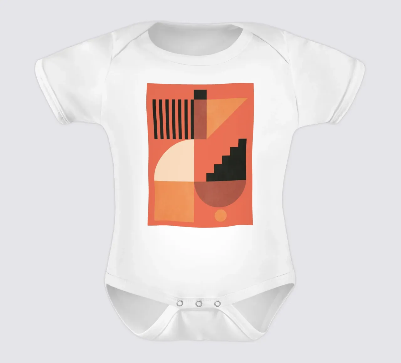 Forme geometriche 157 body neonato maniche corte da Gaite