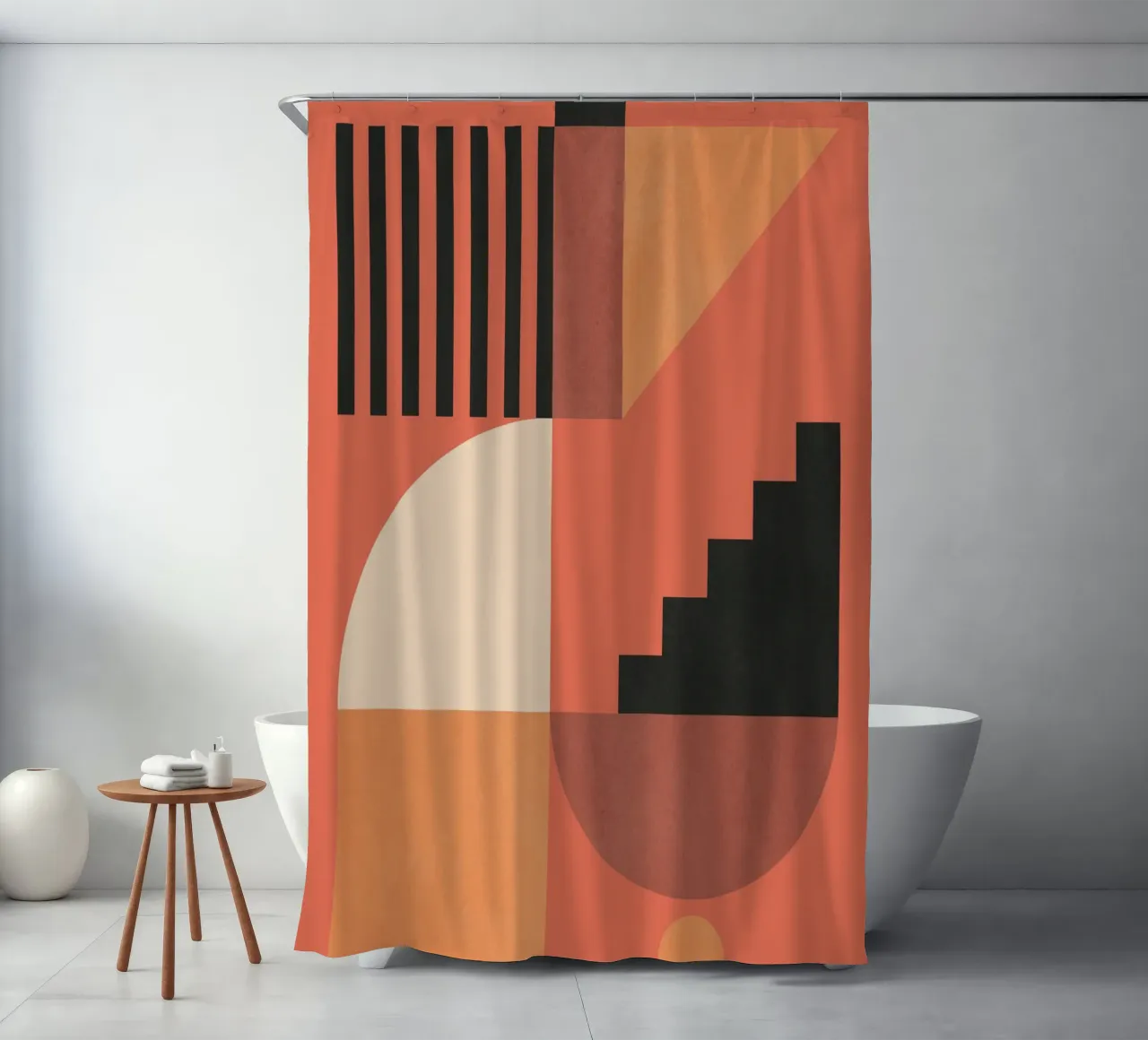 Forme geometriche 157 tenda da doccia da Gaite