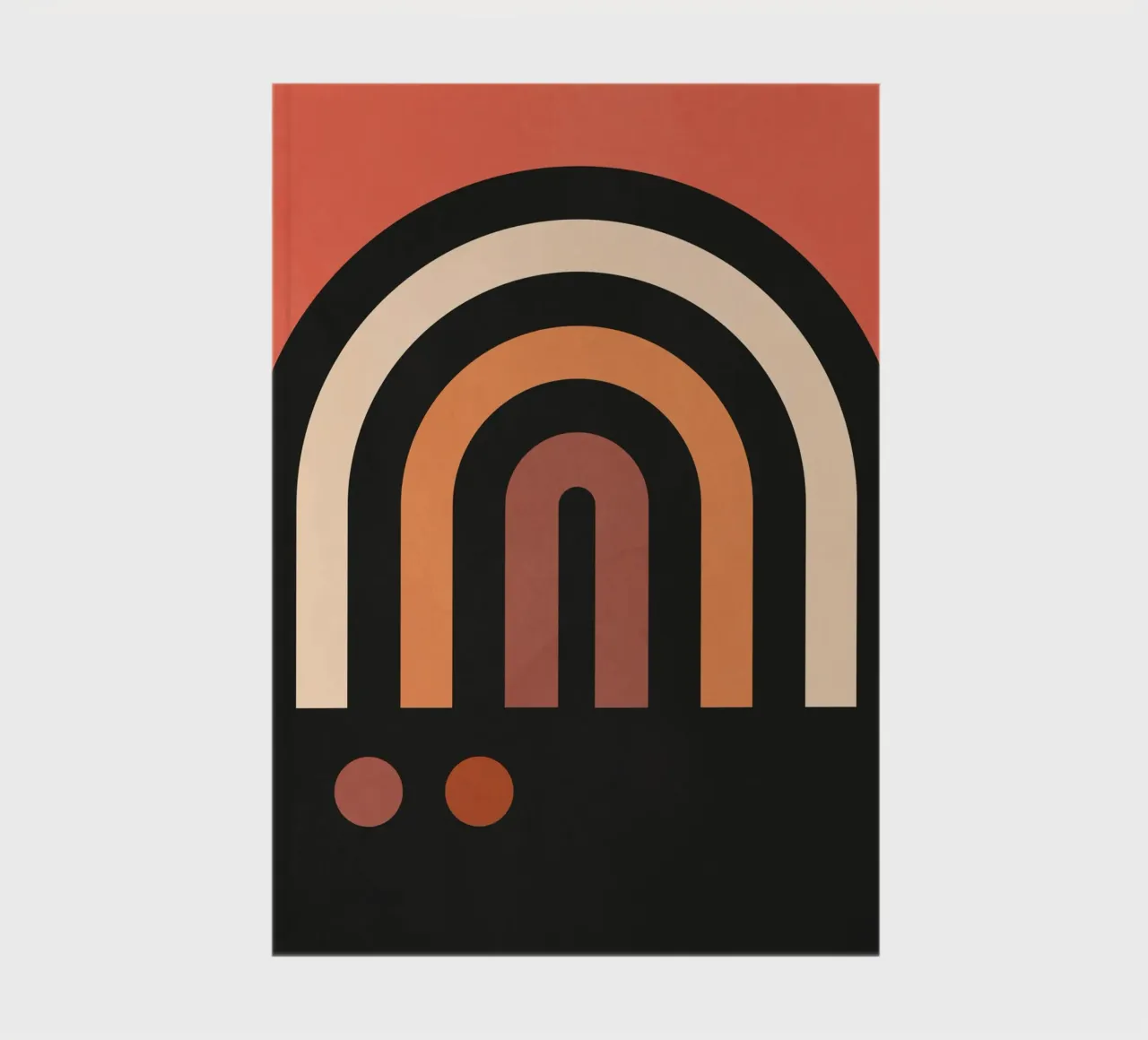 Geometric Shapes 158 notebook by Gaite