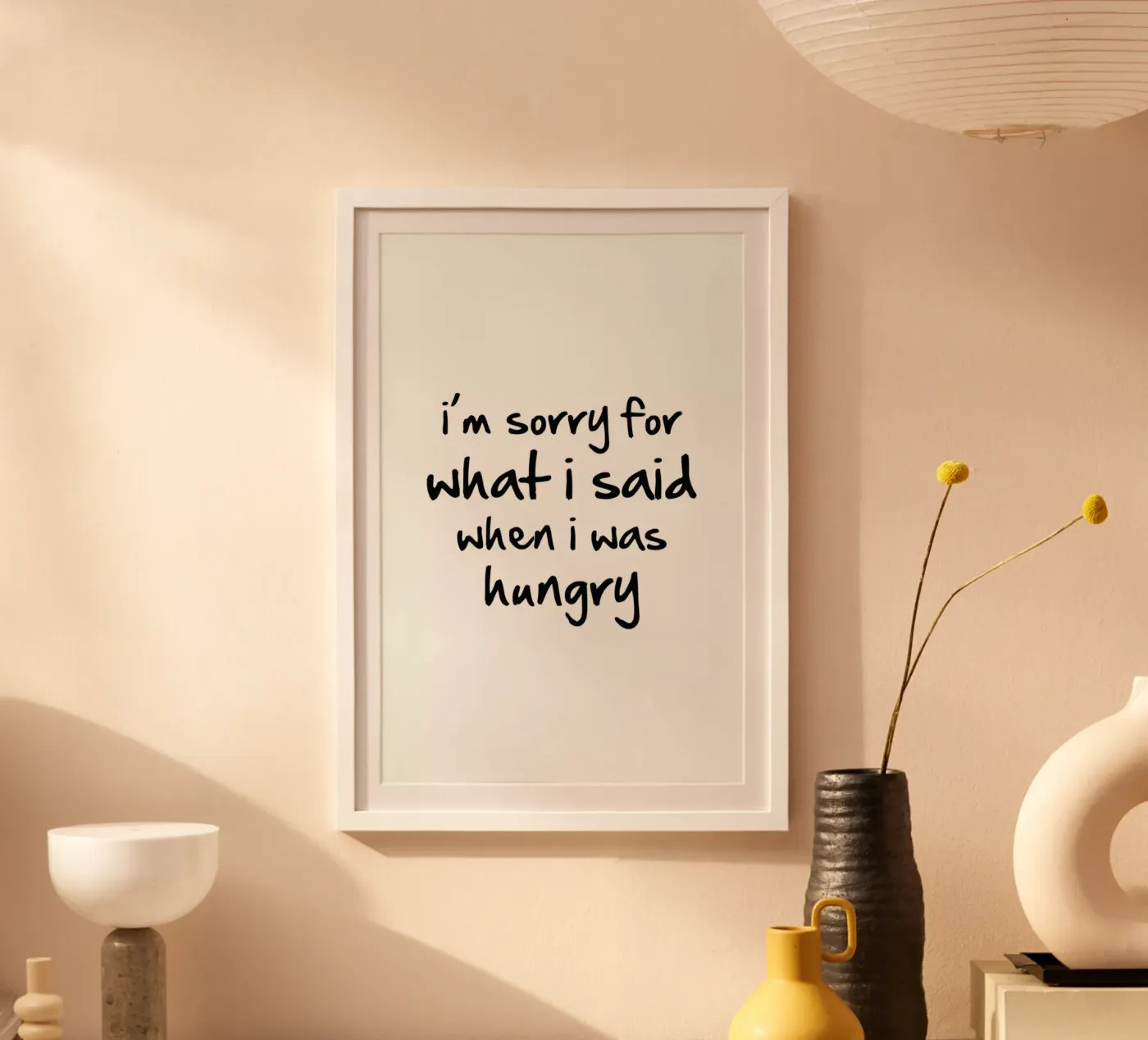 hungry poster by Mottos by Sinan Saydik