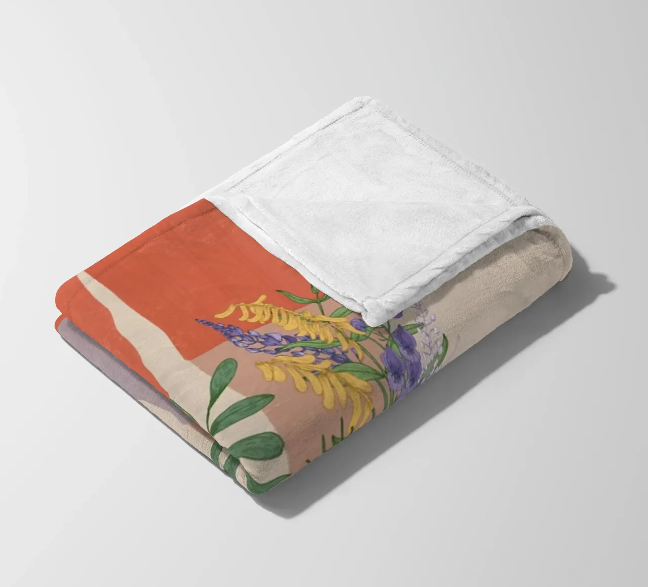 Gambe floreali coperta in pile da Urban Art Draw