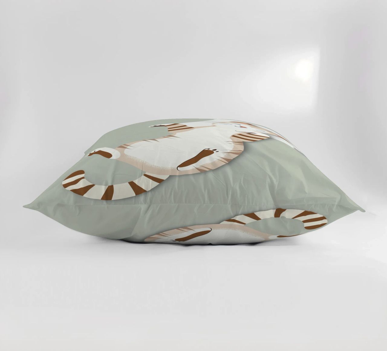 Chat détendu avec coussin - Design animalier confortable coussin de namosh