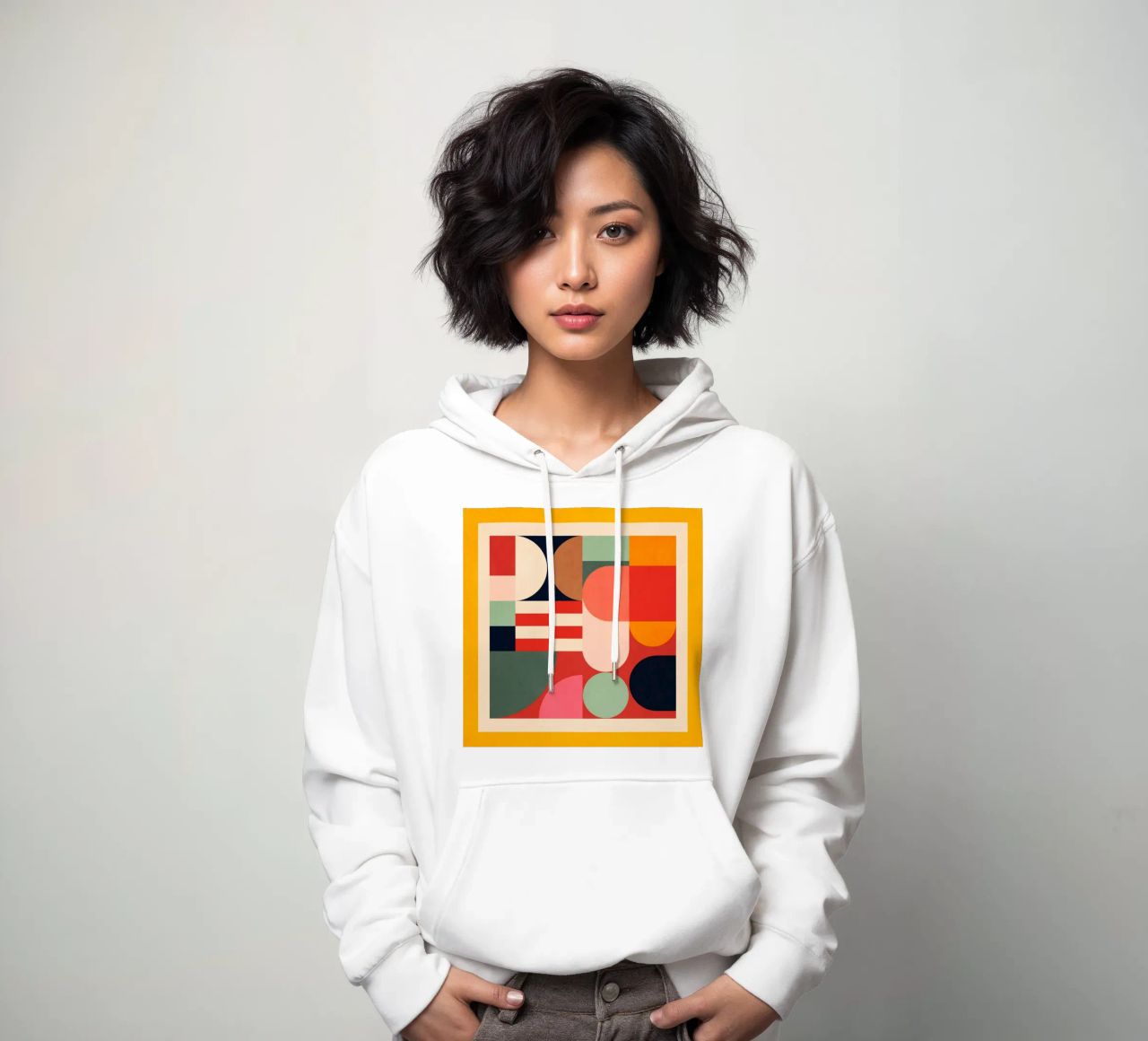 Formas geométricas abstractas 193 sudadera con capucha de Gaite