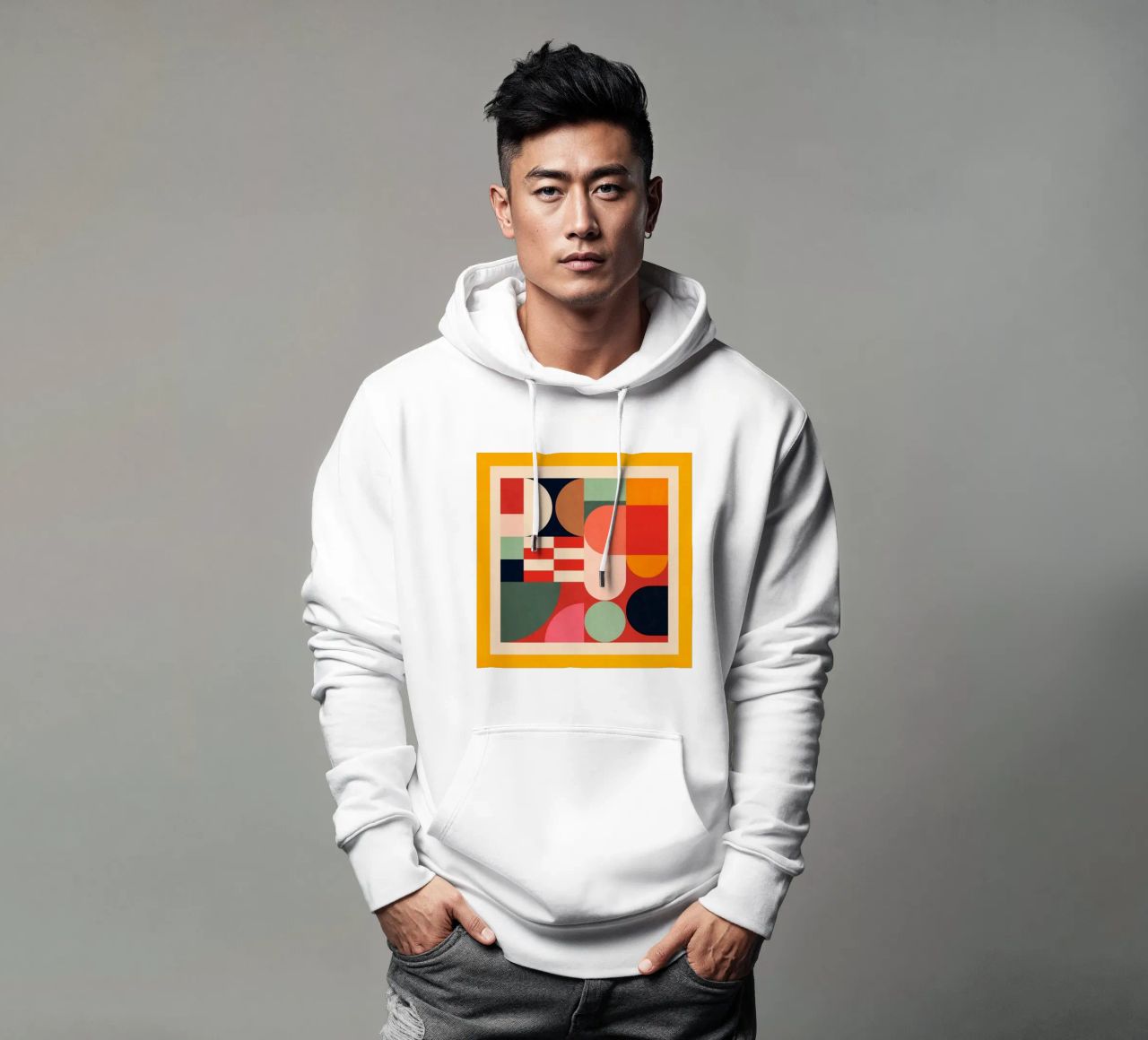 Formas geométricas abstractas 193 sudadera con capucha de Gaite