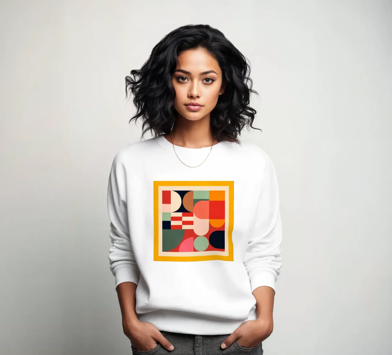 Formas geométricas abstractas 193 sudadera de Gaite