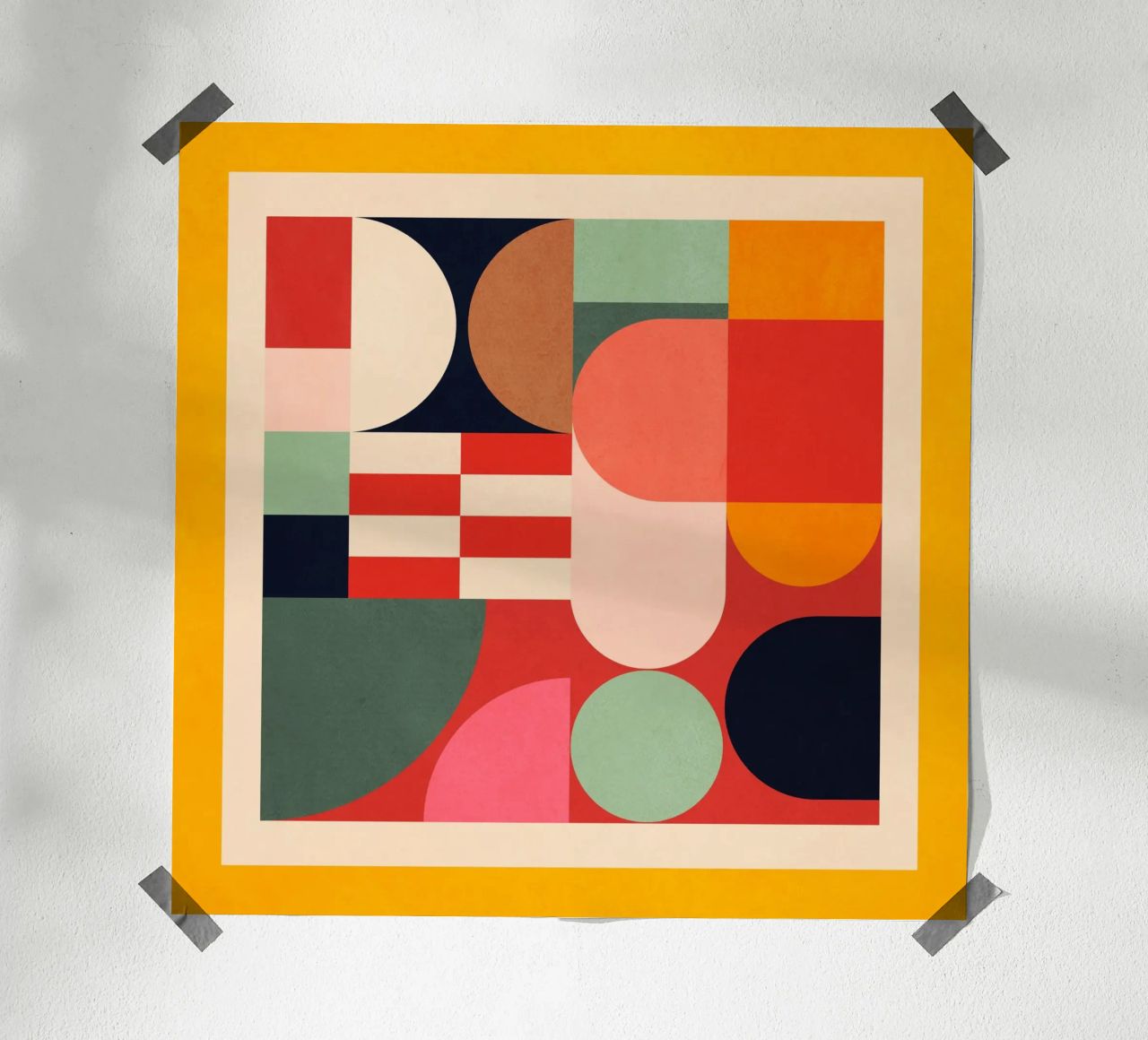Formas geométricas abstractas 193 hahnemühle de Gaite
