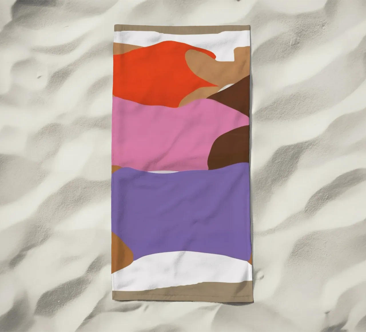 Ragazze sulla spiaggia telo mare da Urban Art Draw