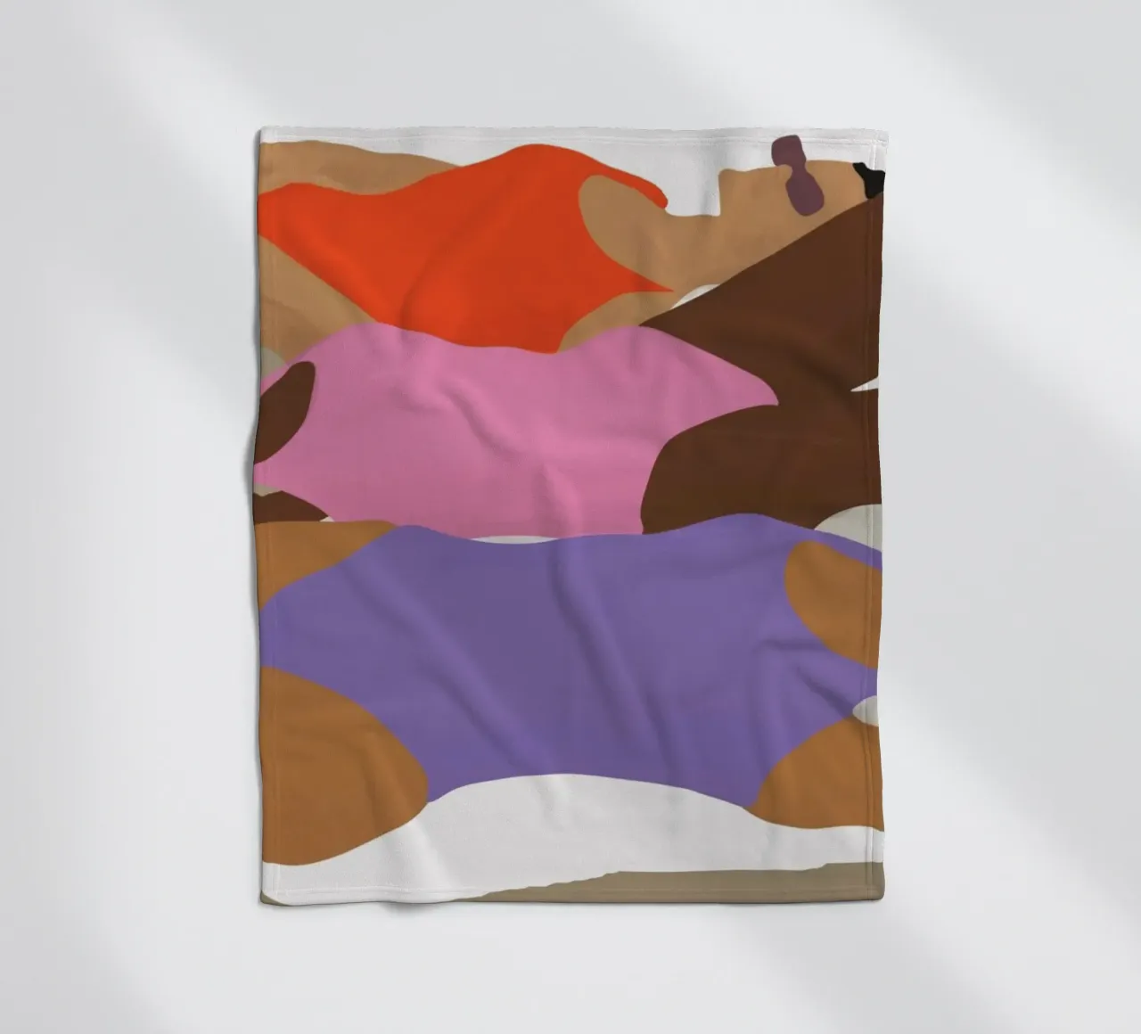 Ragazze sulla spiaggia coperta in pile da Urban Art Draw