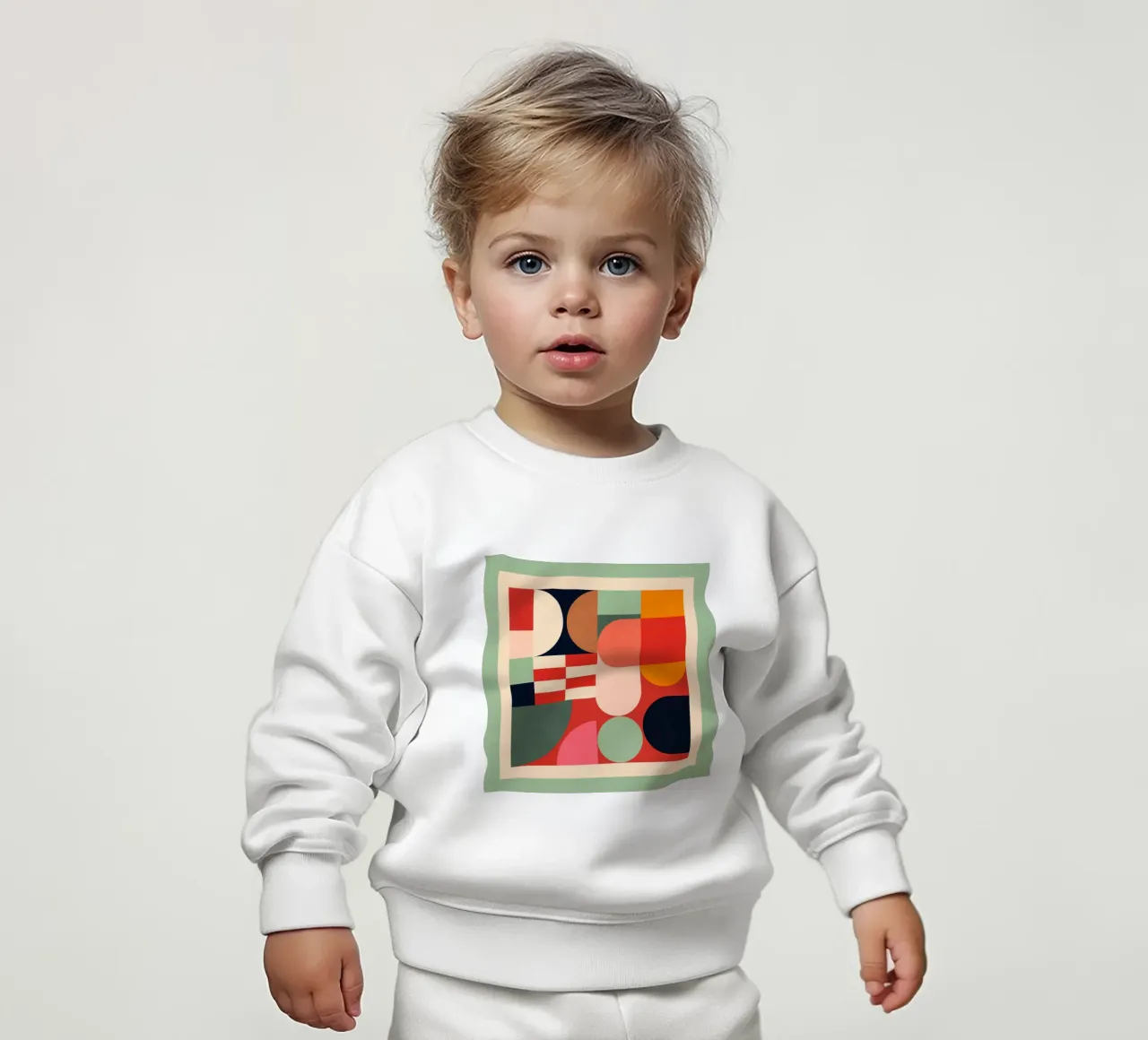 Forme geometriche astratte 194 felpa neonato da Gaite