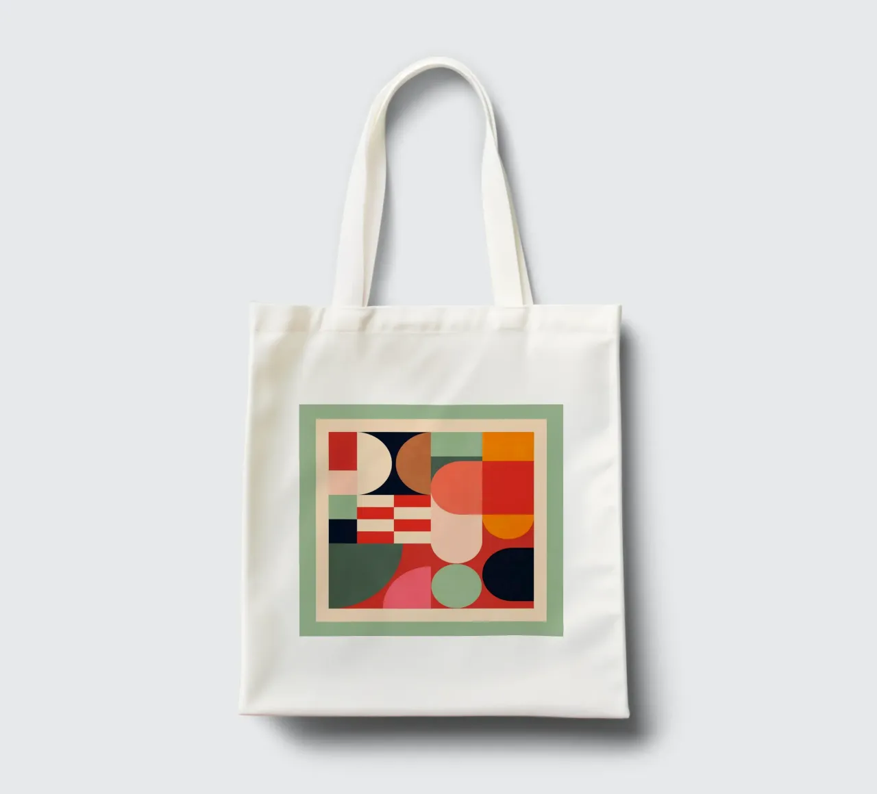 Forme geometriche astratte 194 borsa in juta da Gaite