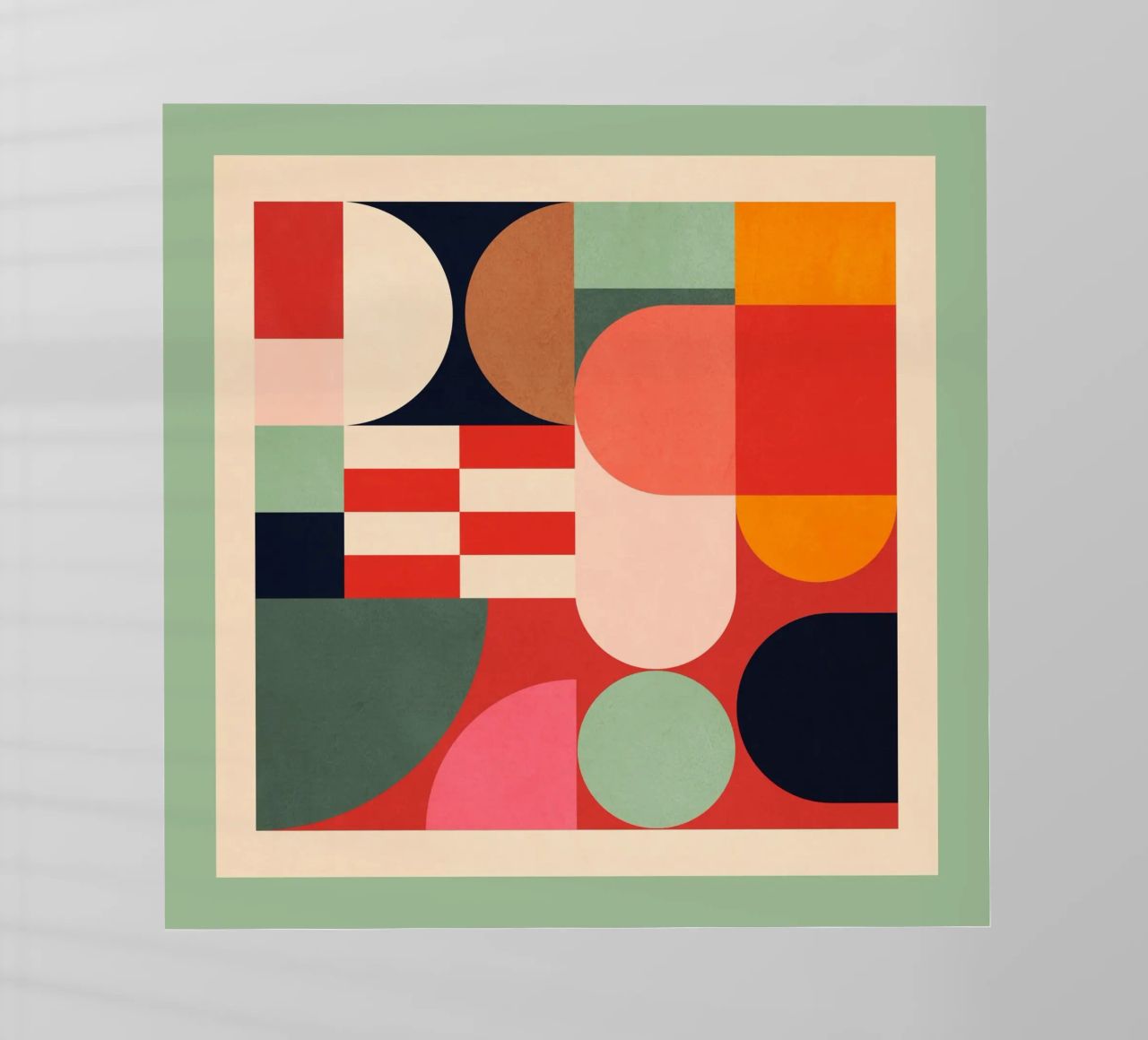 Formas geométricas abstractas 194 lámina retroiluminada de Gaite