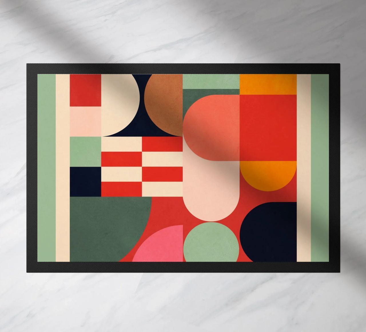 Formas geométricas abstractas 194 felpudo de Gaite
