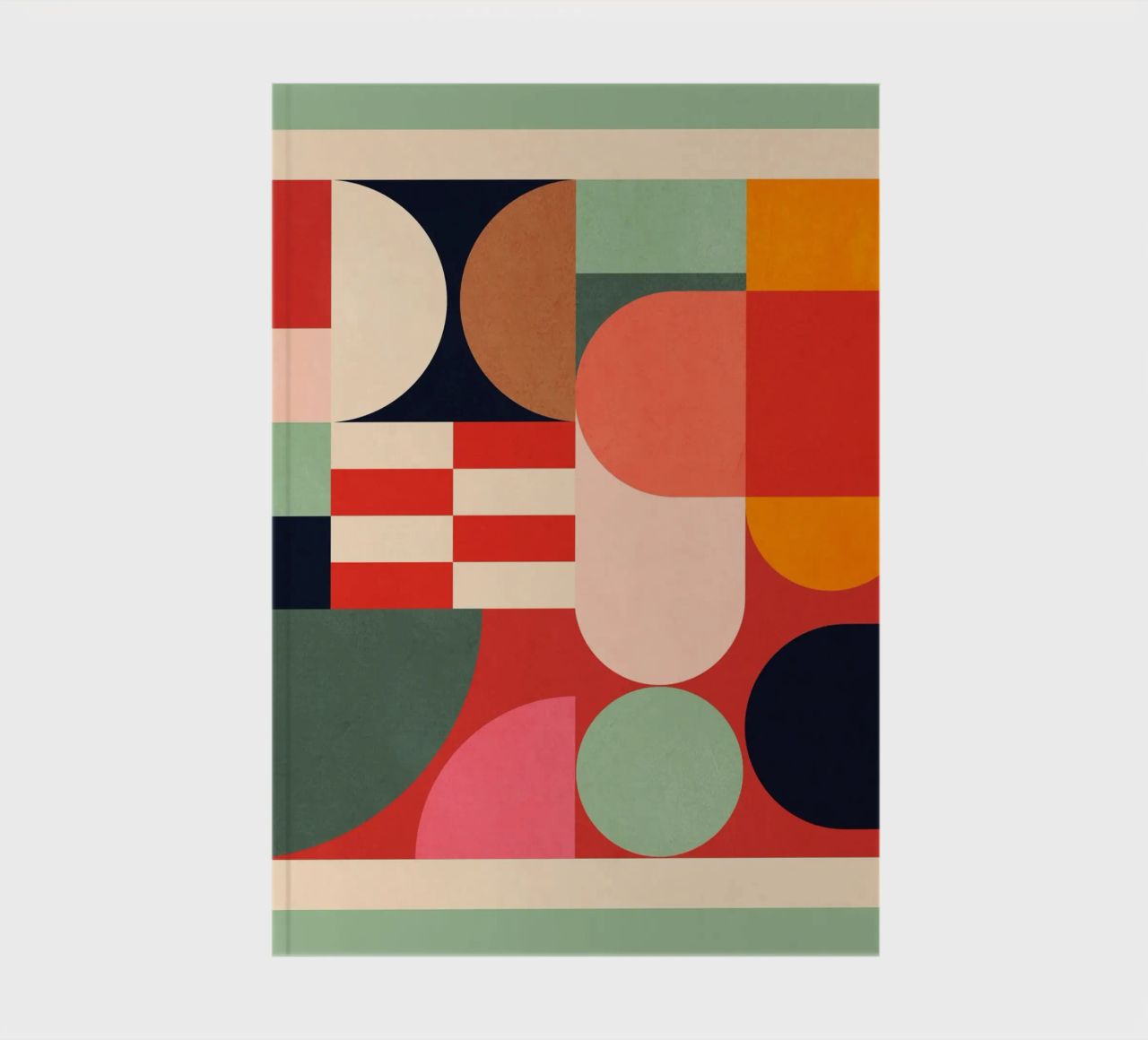 Abstract Geometric Shapes 194 notebook by Gaite