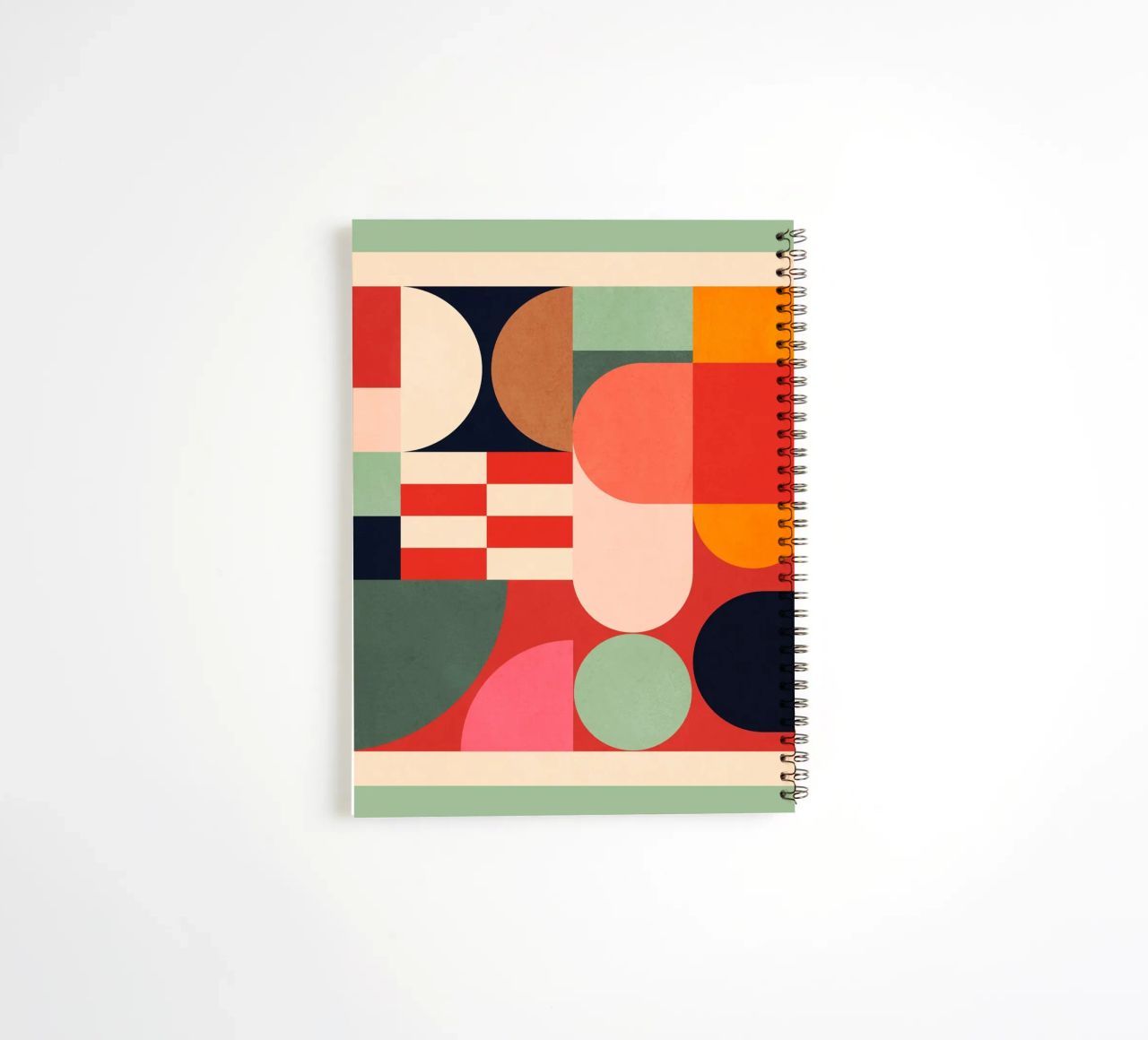 Abstract Geometric Shapes 194 spiral notebook by Gaite