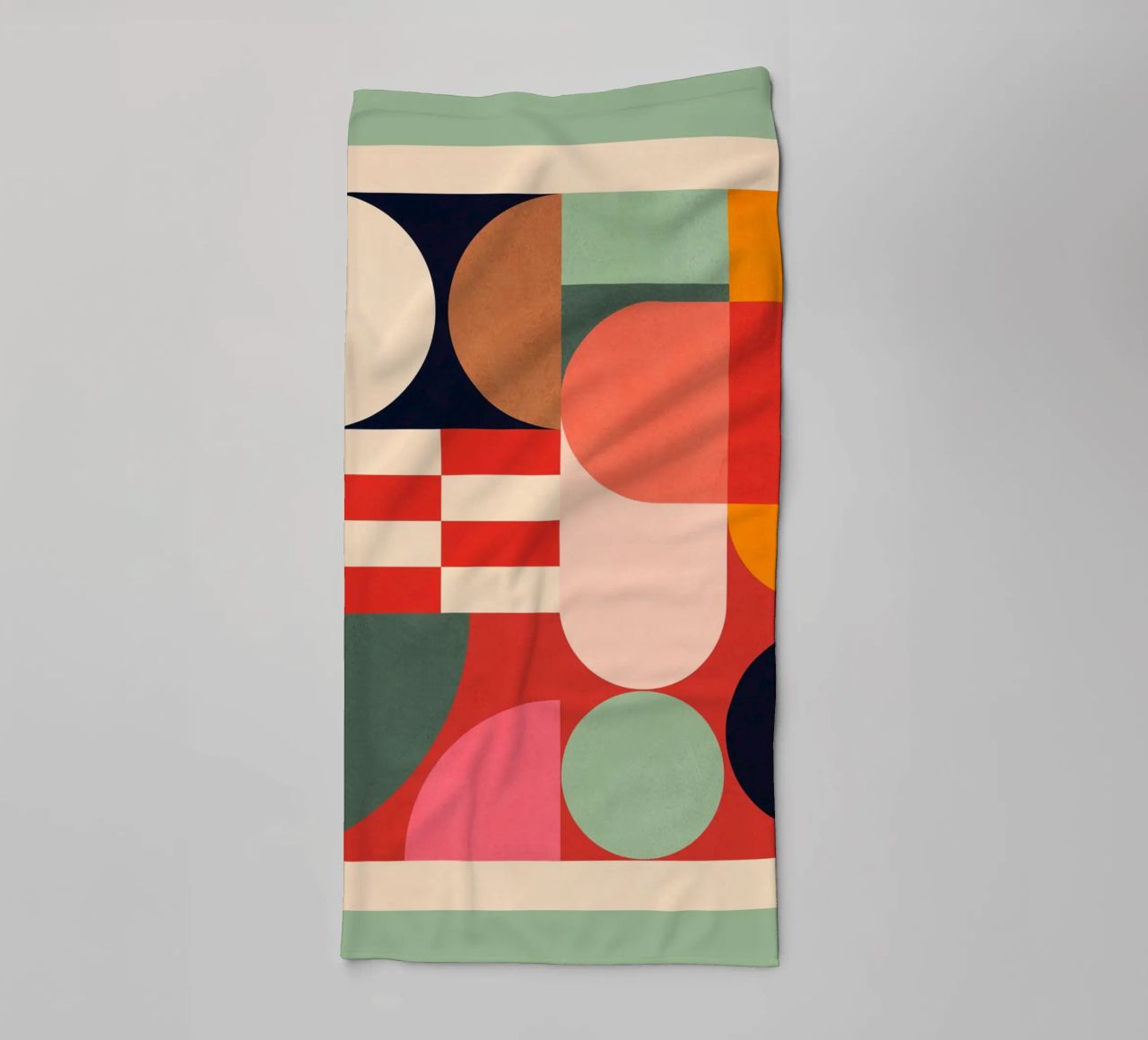 Abstract Geometric Shapes 194 towel by Gaite