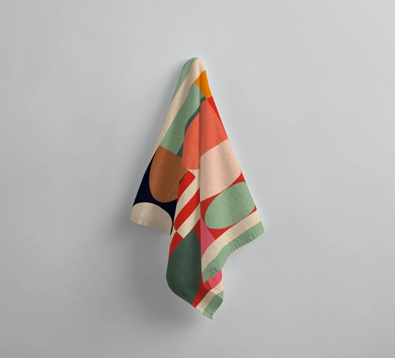Abstract Geometric Shapes 194 towel by Gaite