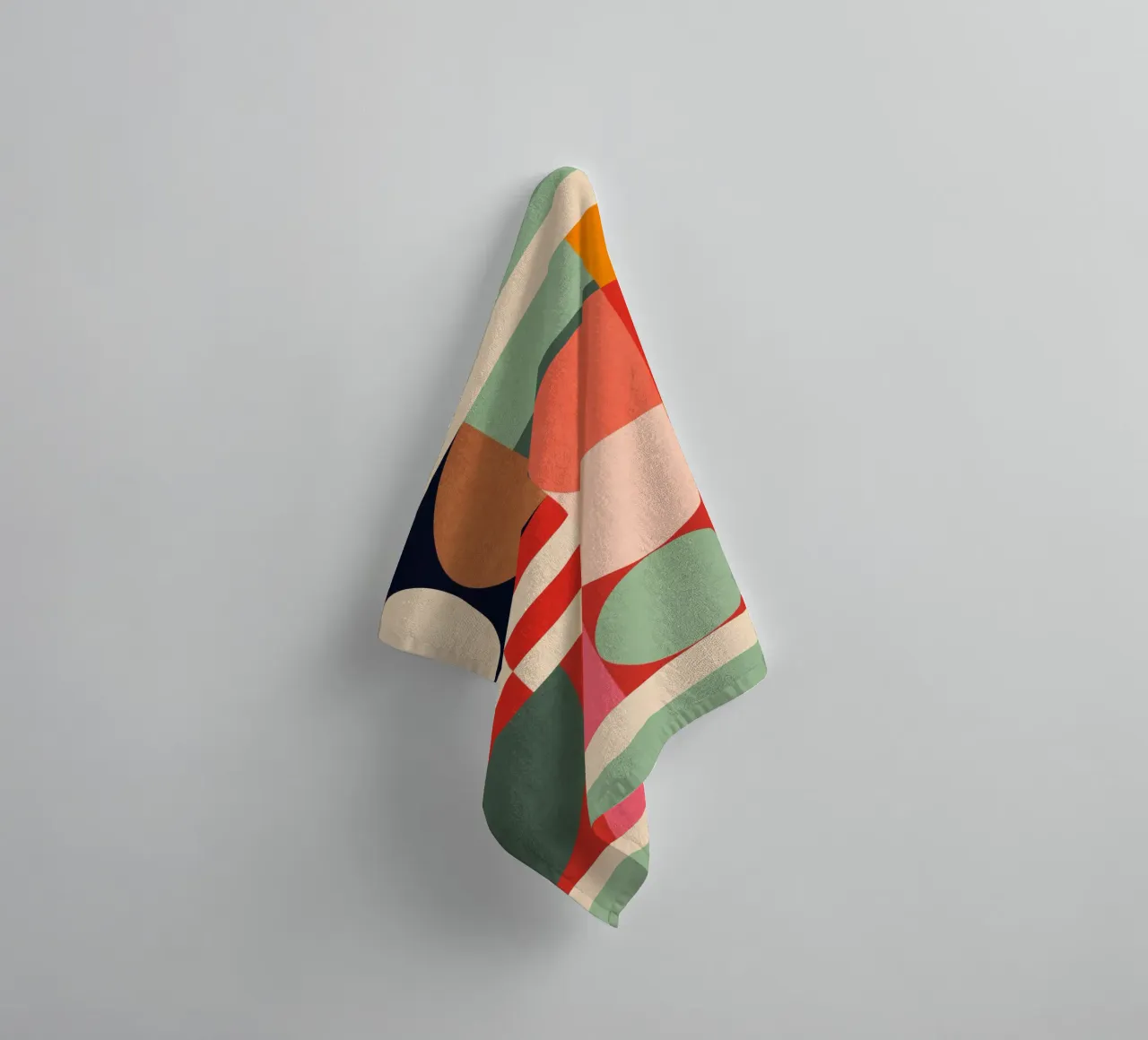 Abstrakte geometrische Formen 194 Handtuch von Gaite