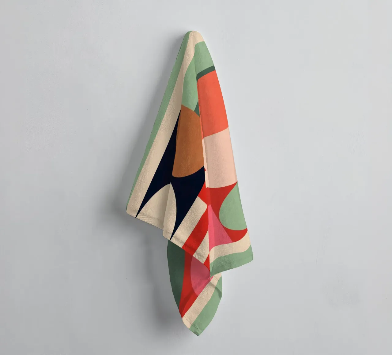 Abstrakte geometrische Formen 194 Handtuch von Gaite