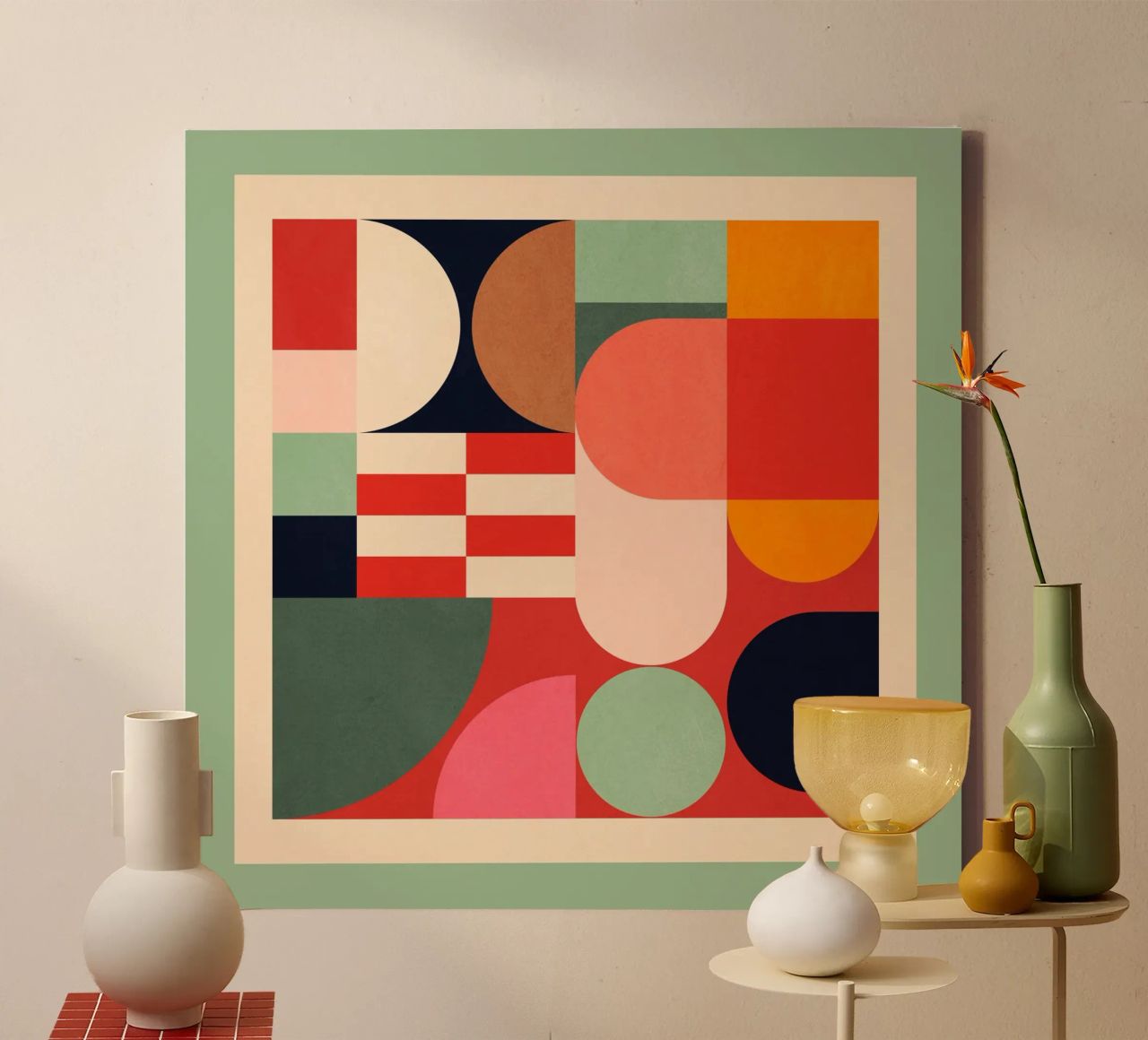 Abstract Geometric Shapes 194 canvas by Gaite