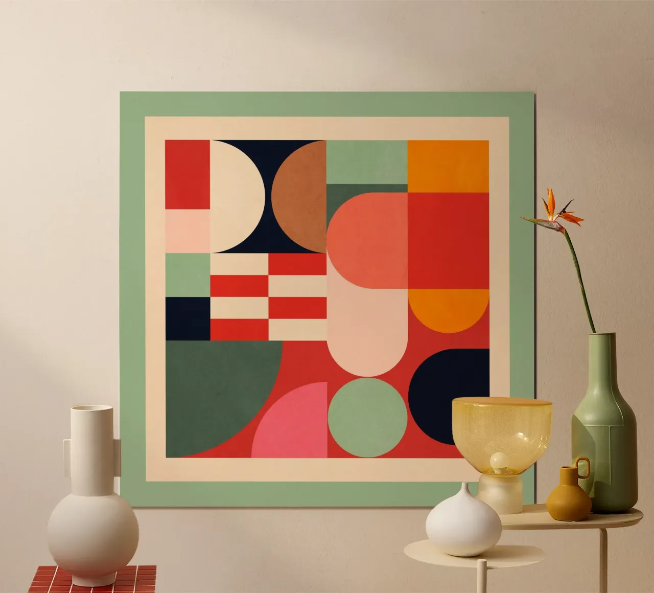 Forme geometriche astratte 194 carta hahnemühle da Gaite