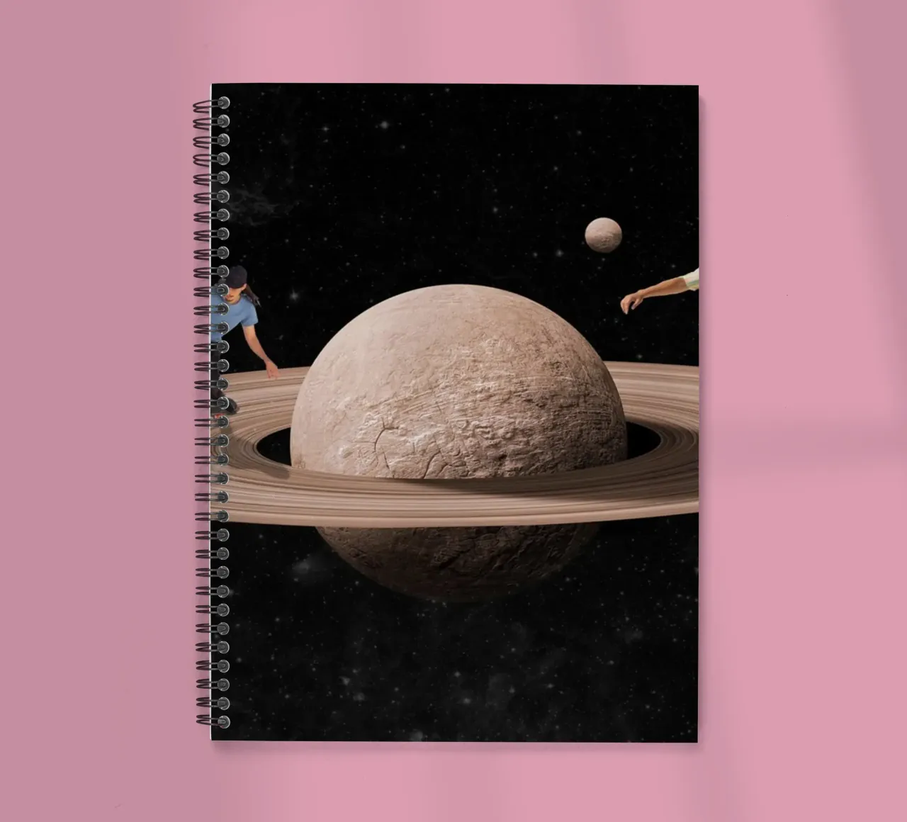 Skating in space spiral notebook by Urban Art Draw