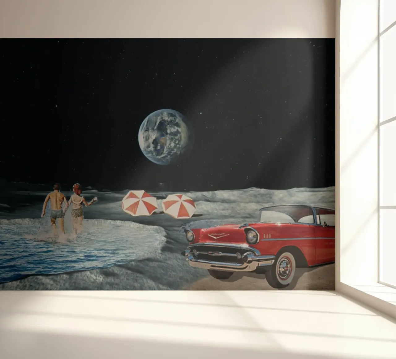 Chill in the Space photo wallpaper by Urban Art Draw