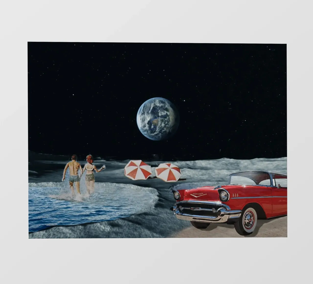 Chill in the Space photo wallpaper by Urban Art Draw