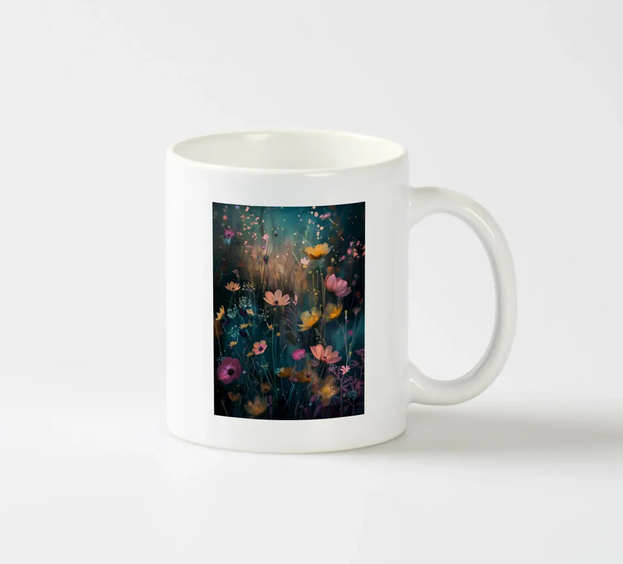 Flowers Meadow B tazza in ceramica da Mateo